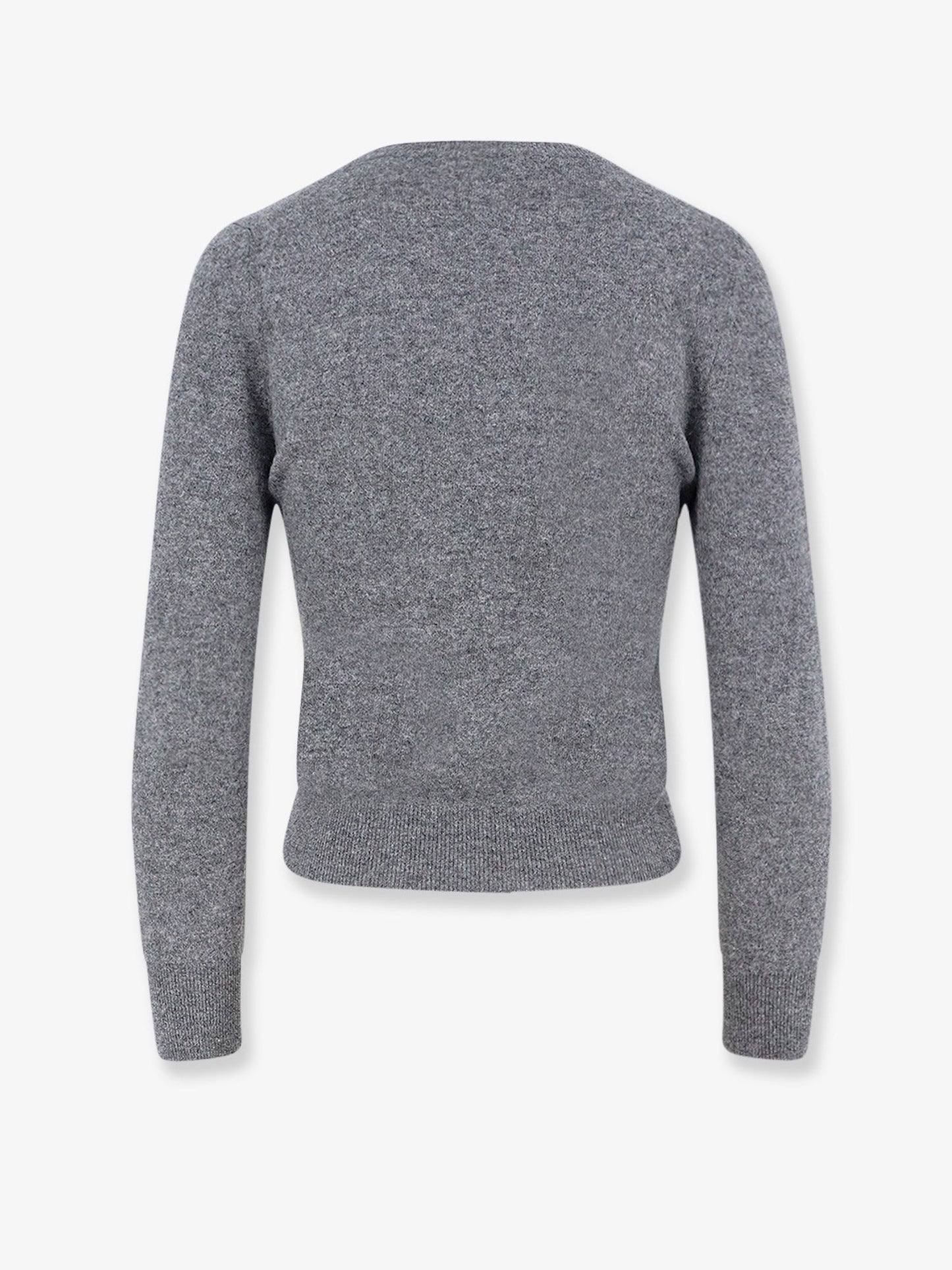 Miu Miu Women Wool Sweater With Logo Inlay MIU MIU