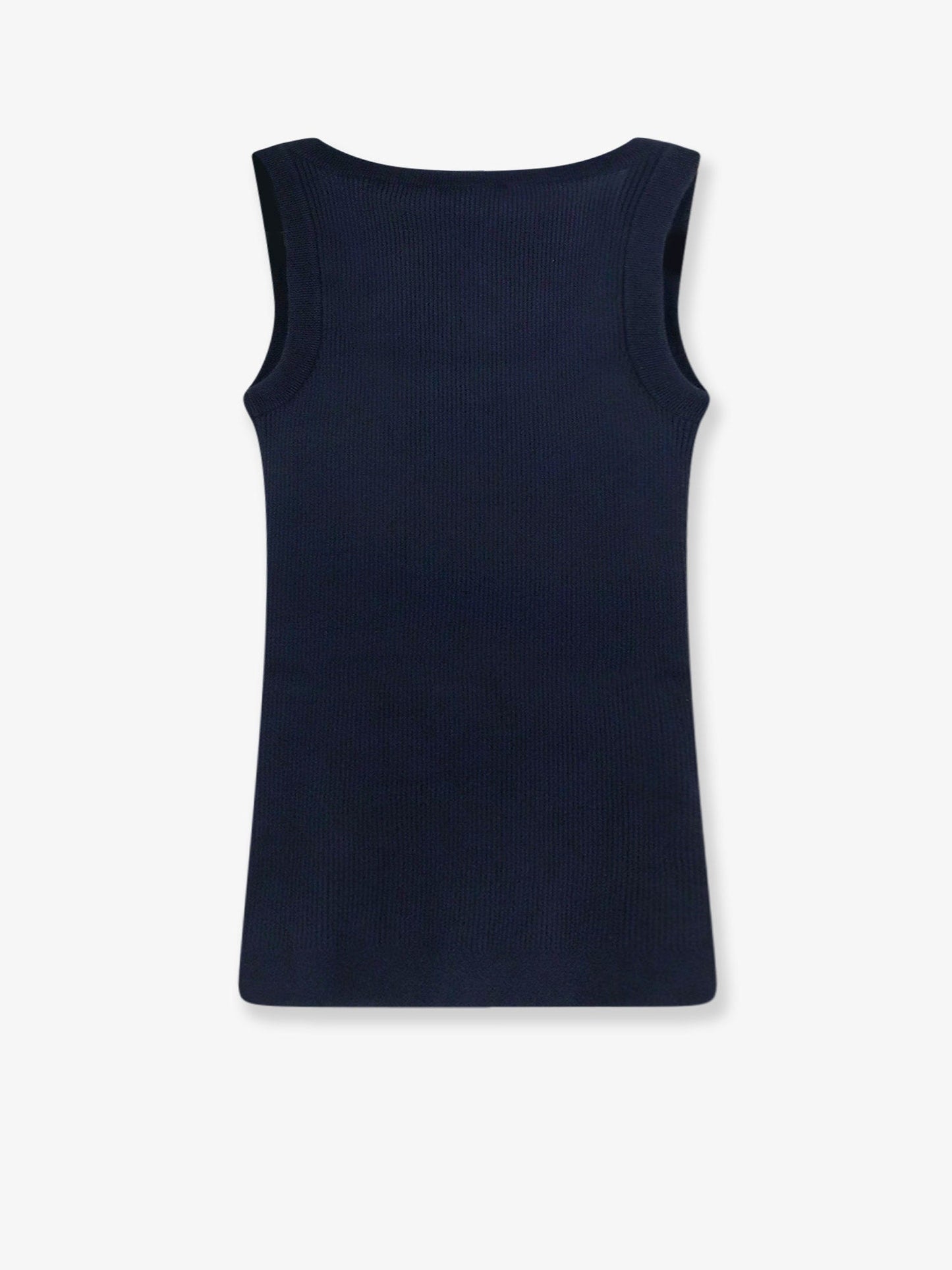 Miu Miu Women Ribbed Cotton Tank Top MIU MIU