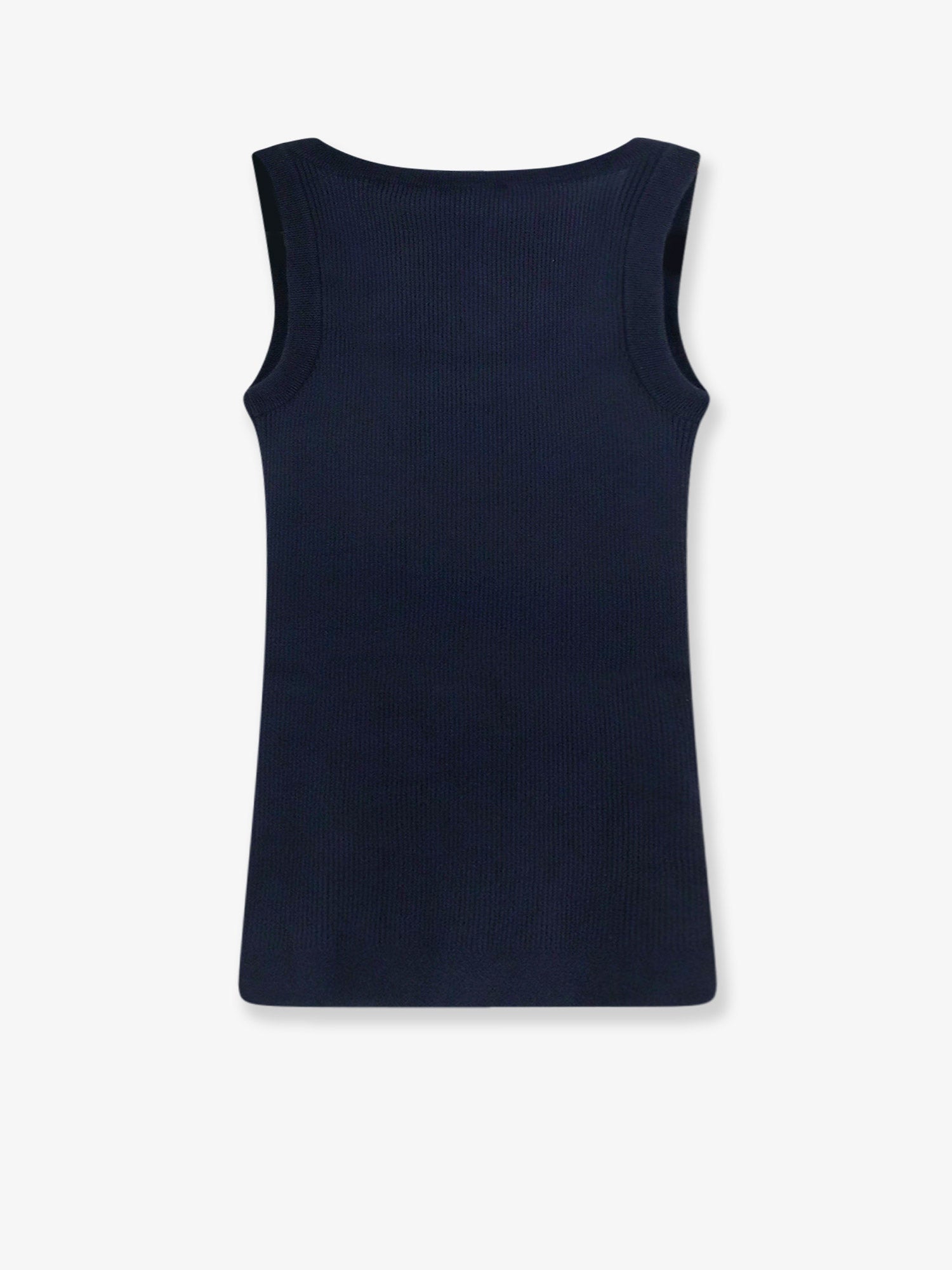 Miu Miu Women Ribbed Cotton Tank Top MIU MIU