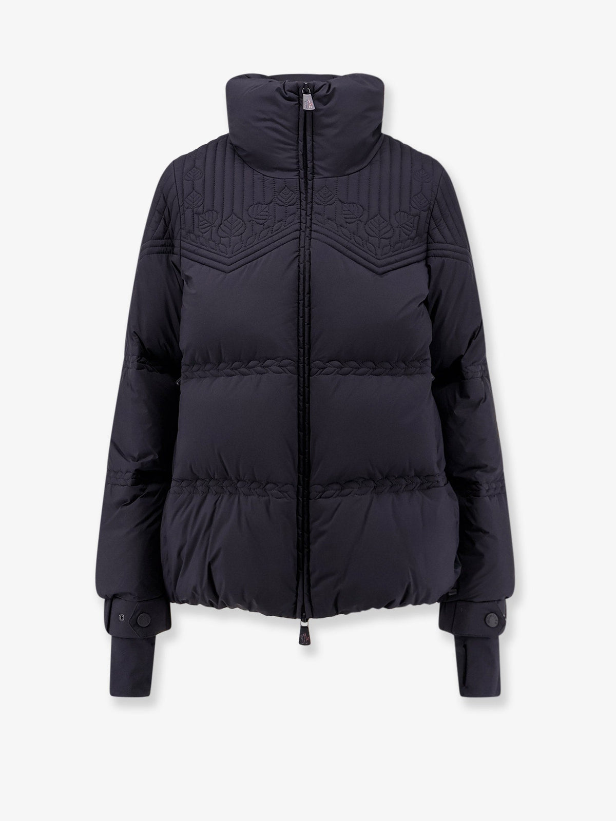 Moncler Grenoble Women Down Jacket With Hood And Emboridery MONCLER GRENOBLE