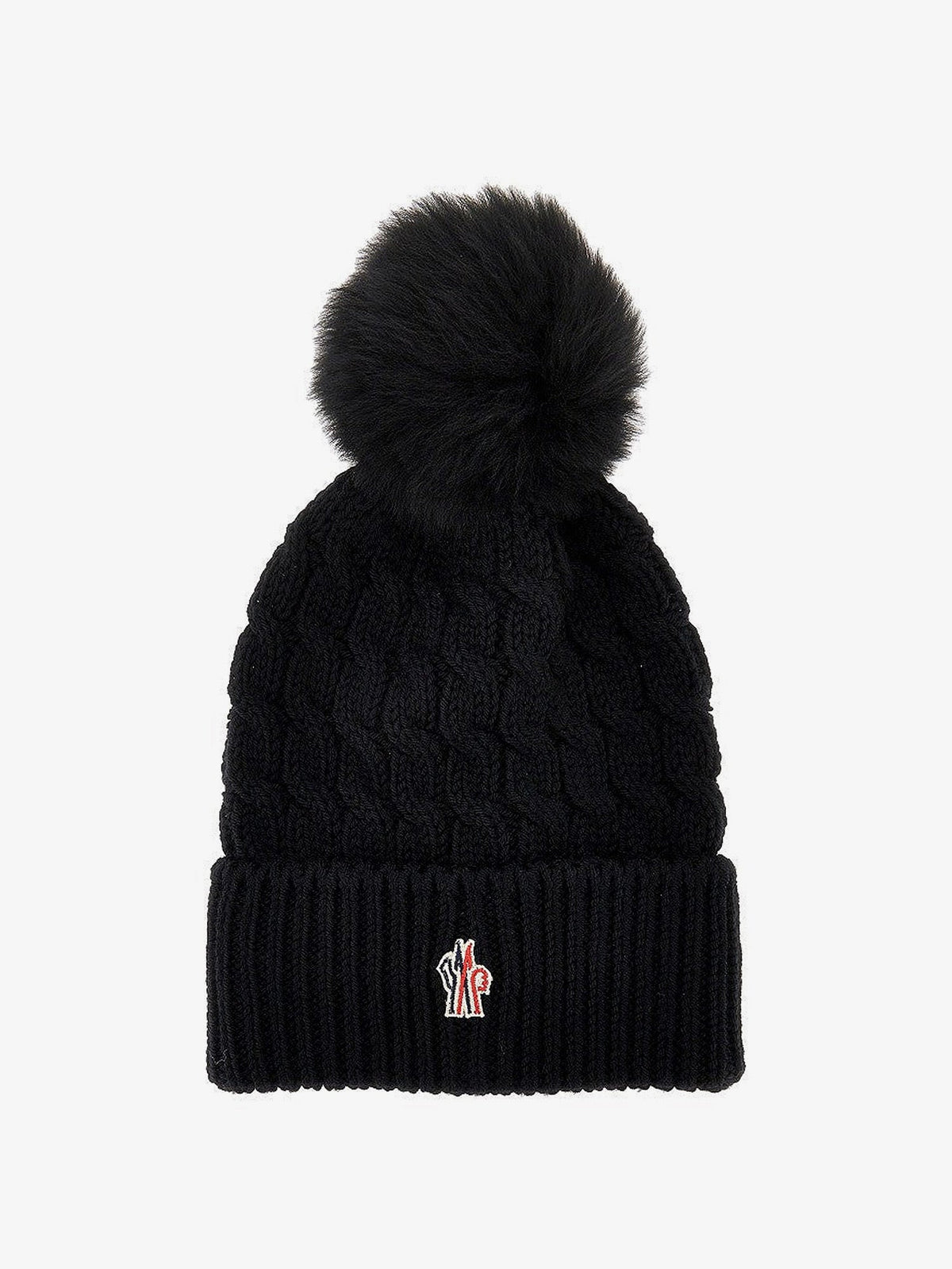 Moncler Grenoble Women Wool Hat With Pom-Pom MONCLER GRENOBLE