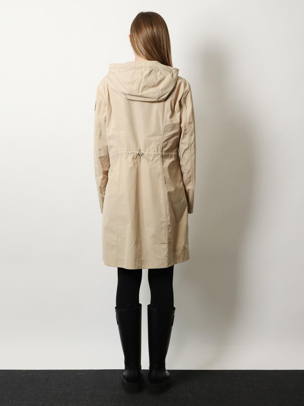 Moncler Women Laerte Cotton Blend Long Jacket MONCLER