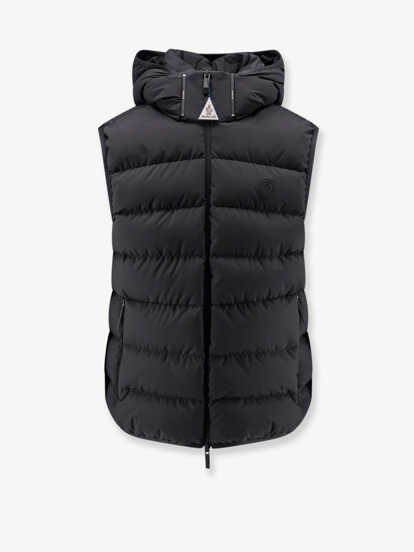 Moncler Men Arinella Matt Black Sleeveless Down Jacket MONCLER