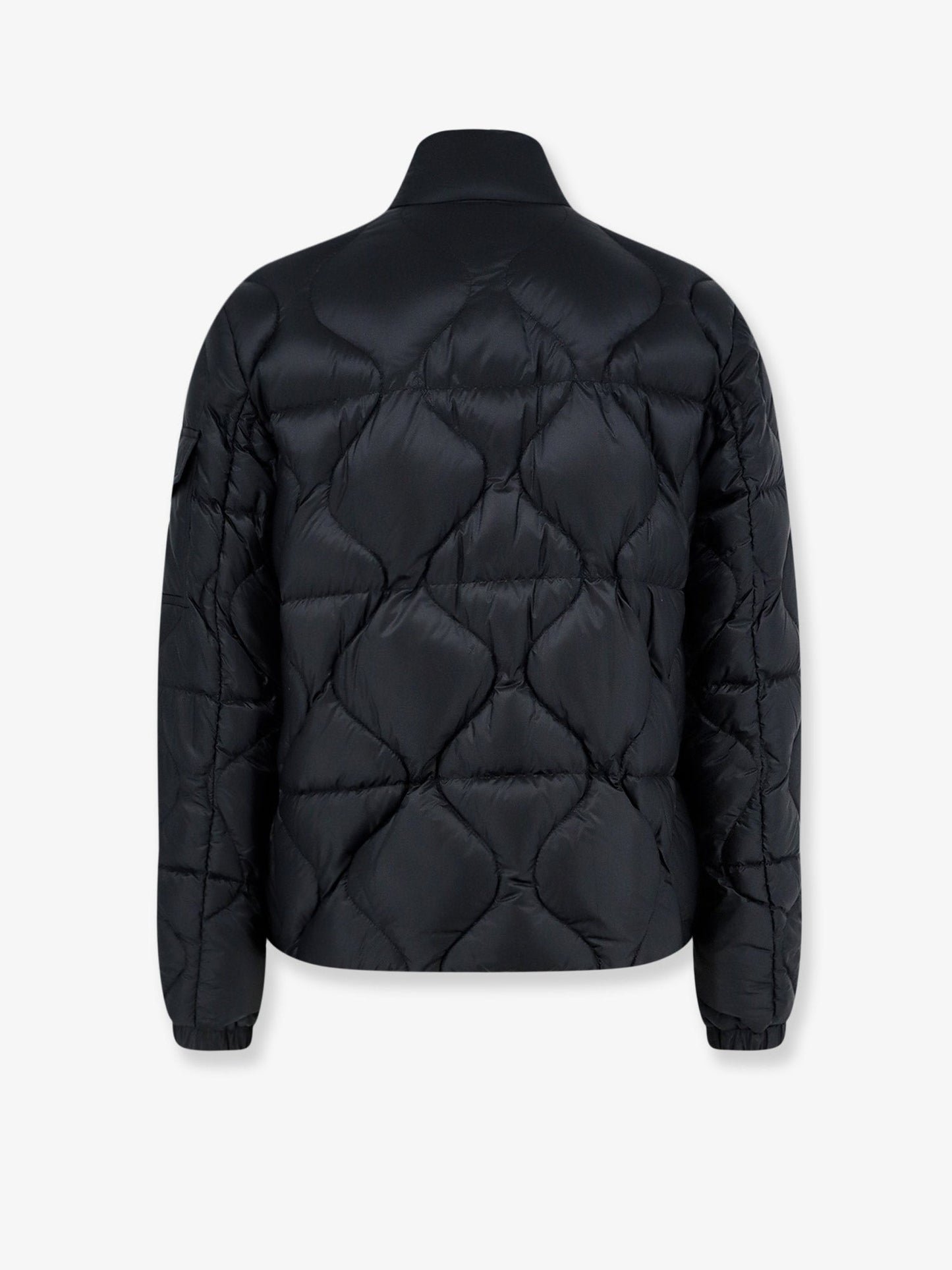 Moncler Men Asurel Short Down Jacket With Geometric Stitching MONCLER