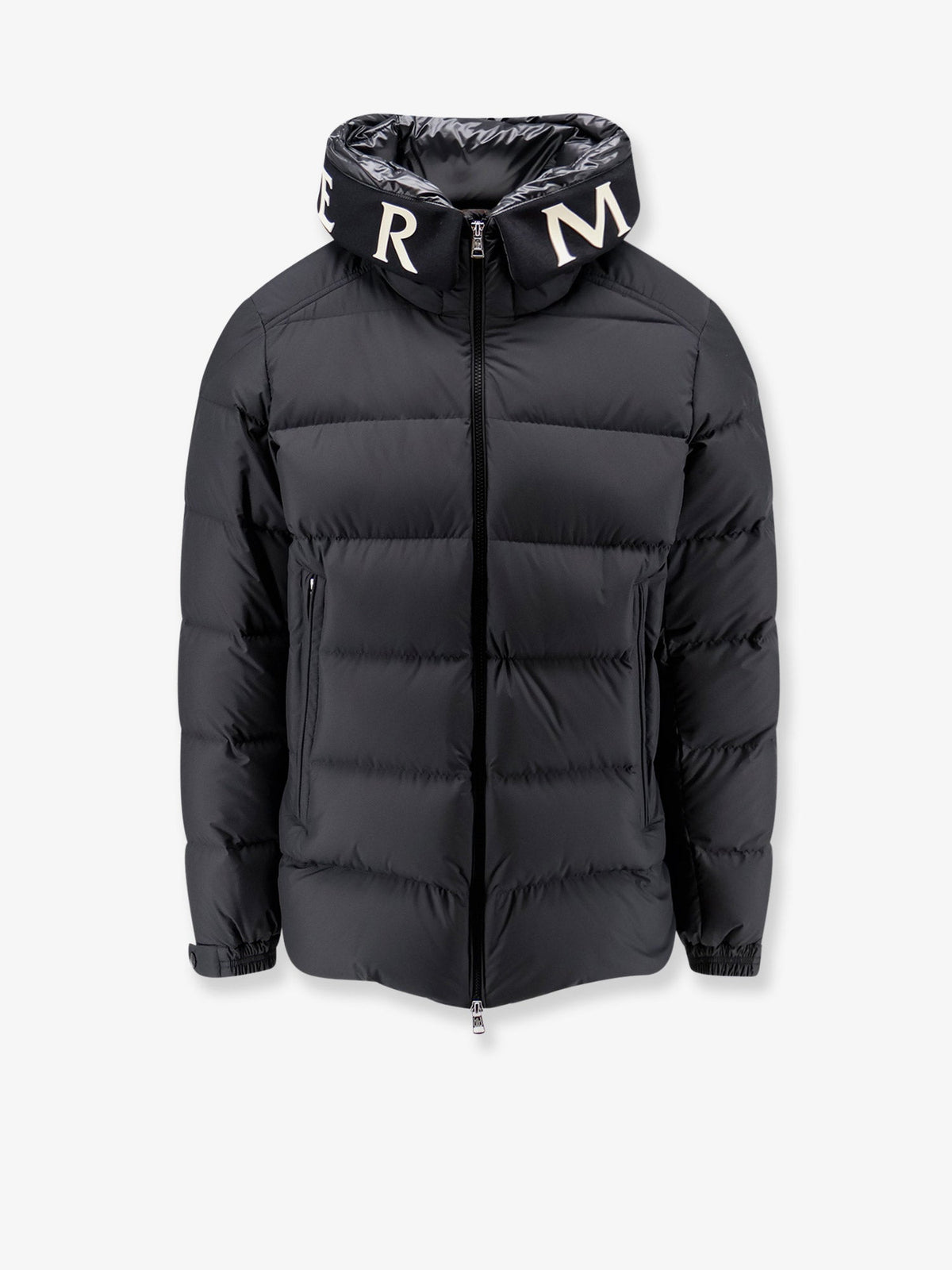 Moncler Men Orvelle Nylon Down Jacket With Rubberized Logo Detail MONCLER