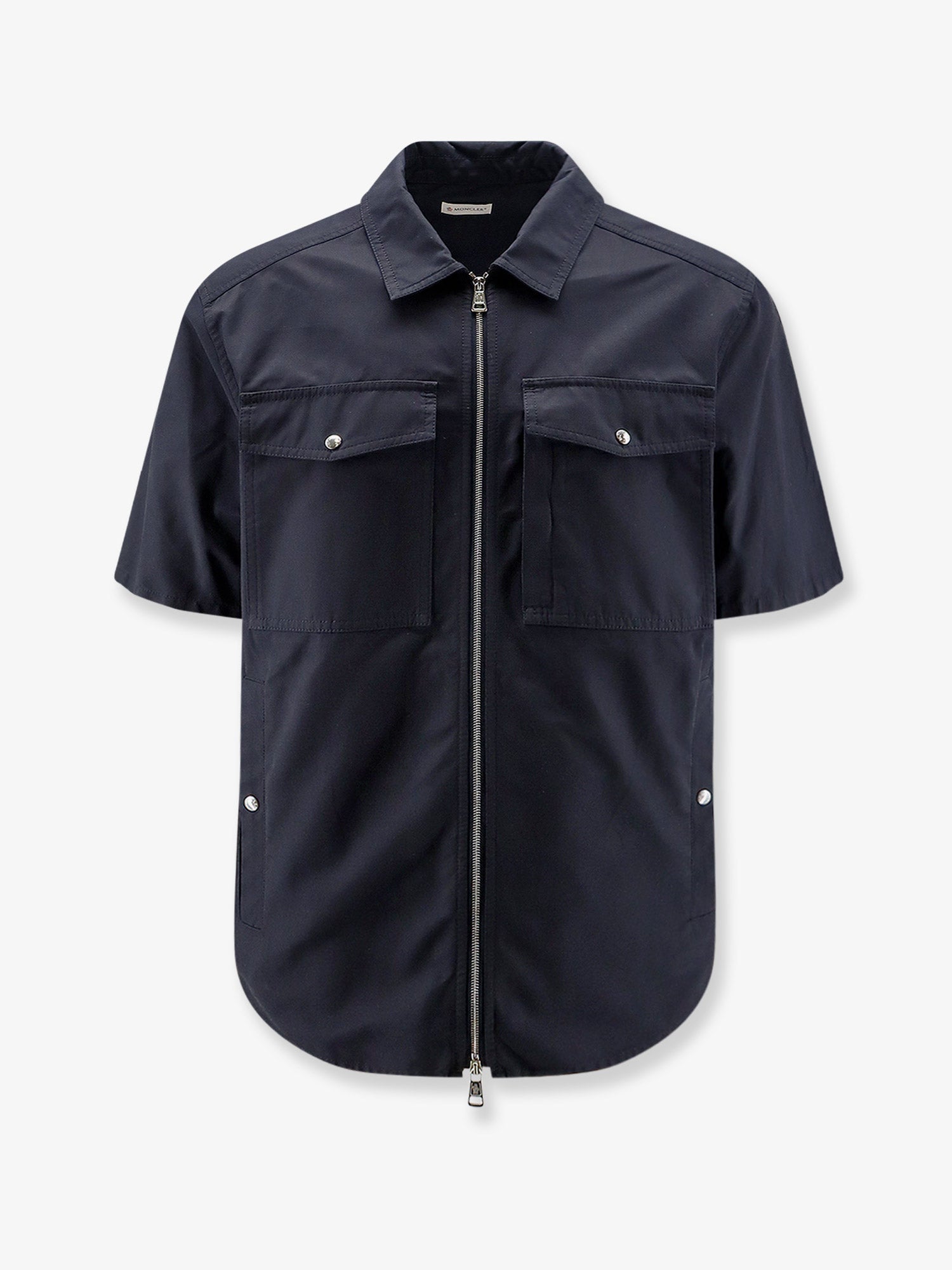 Moncler Men Cotton Blend Shirt With Zip MONCLER