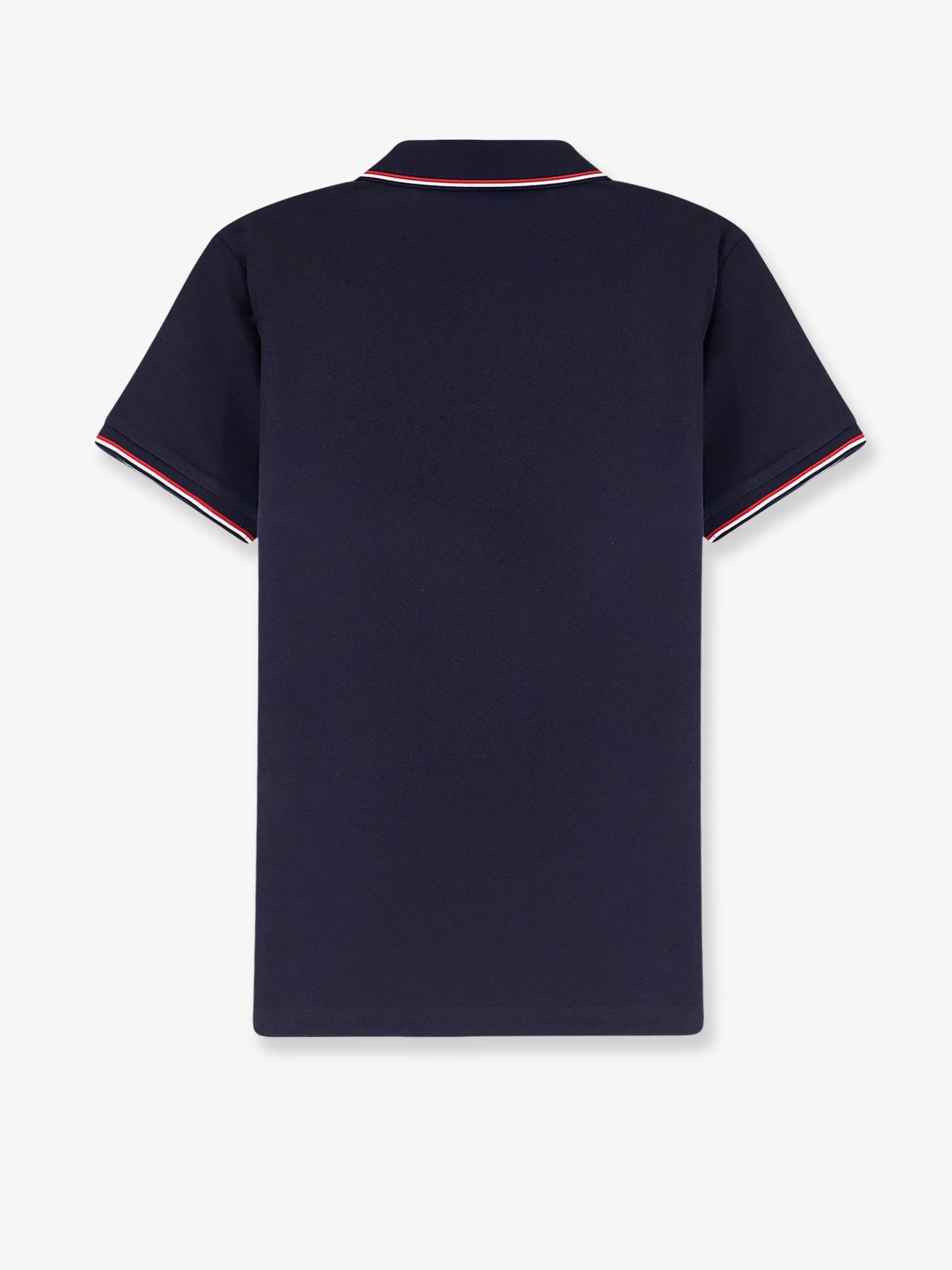 Moncler Men Cotton Polo Shirt With Logo Patch MONCLER