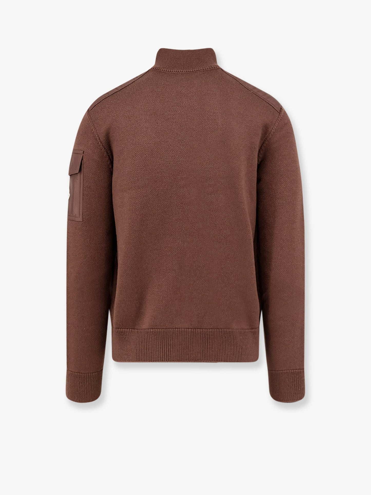 Moncler Men Virgin Wool Cardigan With Logo Patch MONCLER