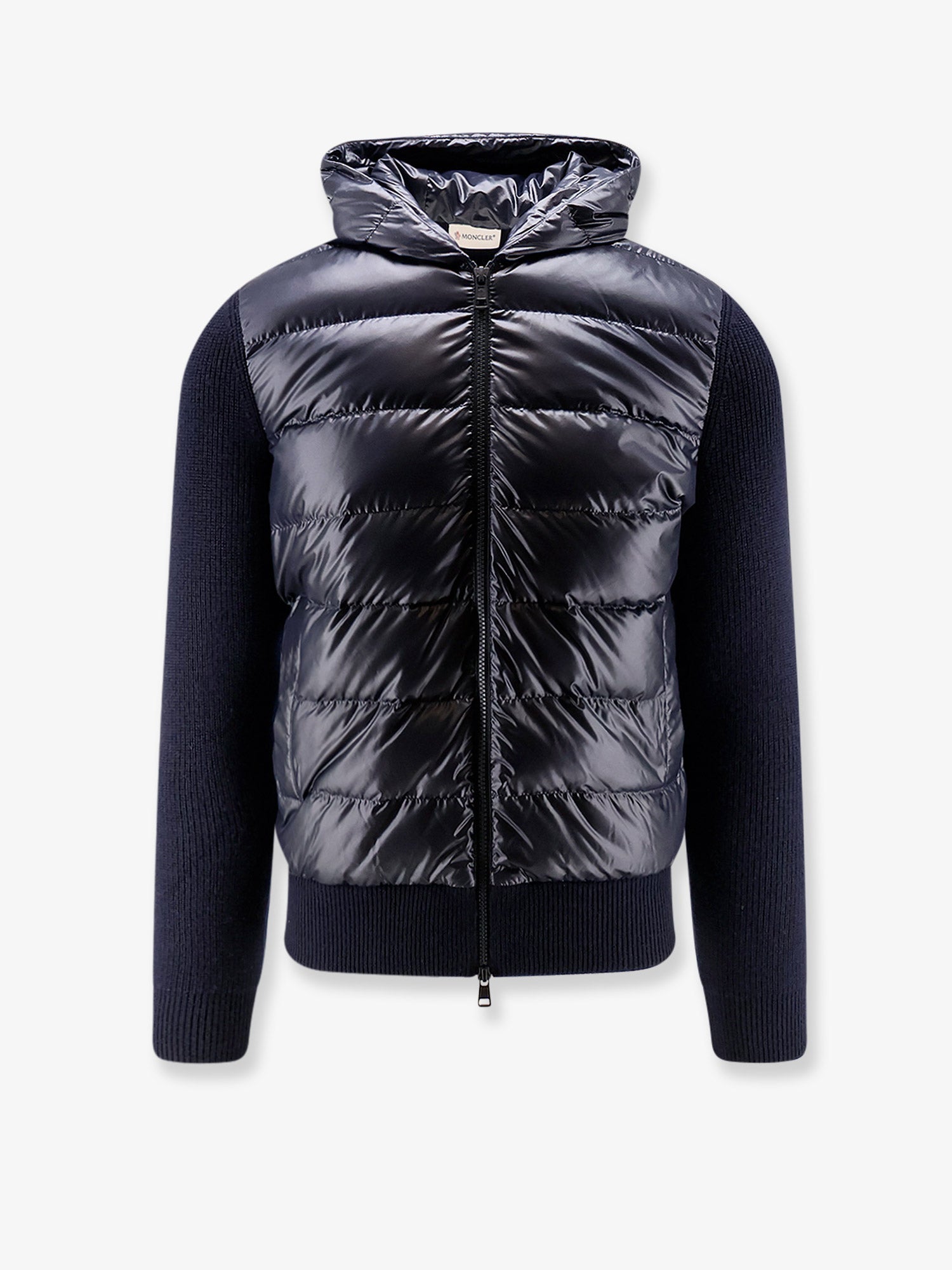 Moncler Men Down Jacket With Virgin Wool Inserts MONCLER