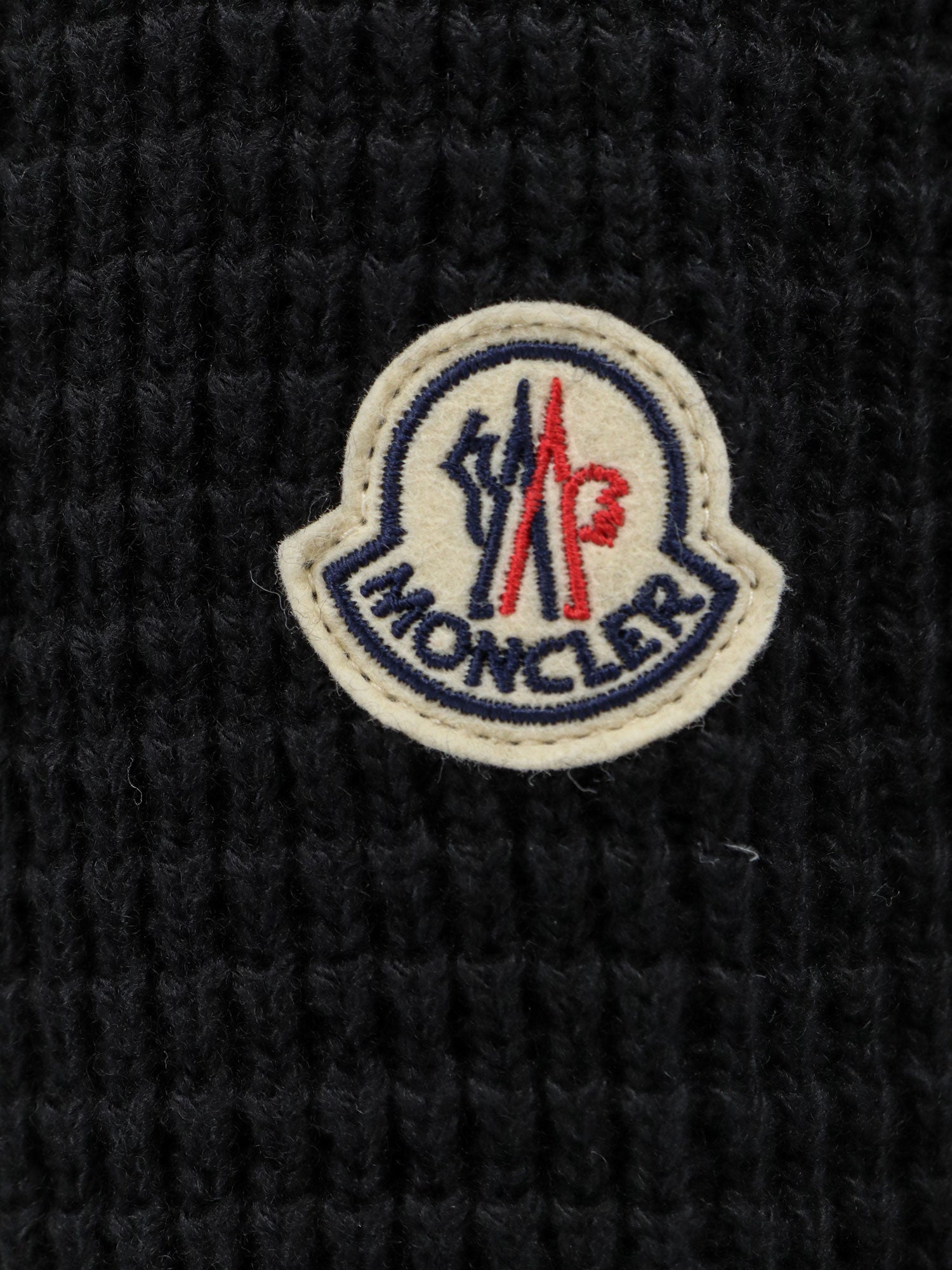 Moncler Men Nylon Jacket With Wool And Cashmere Blend Sleeves MONCLER