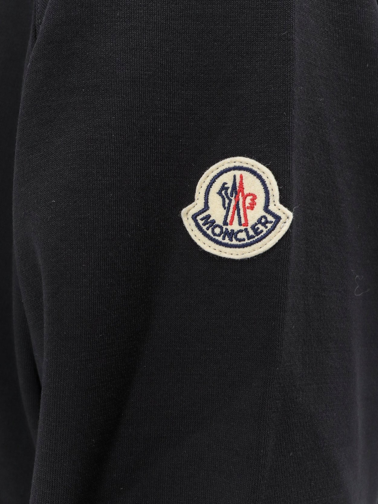 Moncler Women Cotton Sweatshirt With Front Logo MONCLER