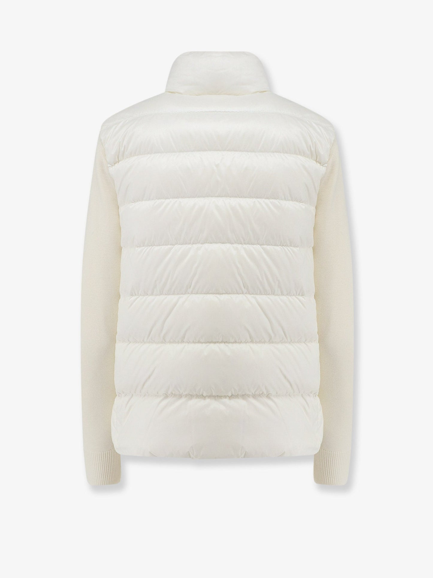 Moncler Women Down Jacket With Virgin Wool Sleeves MONCLER