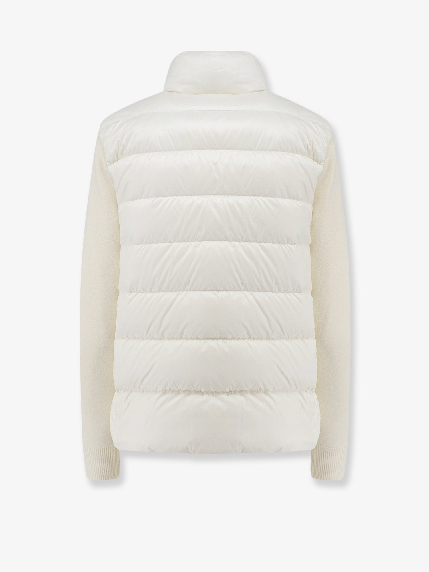 Moncler Women Down Jacket With Virgin Wool Sleeves MONCLER