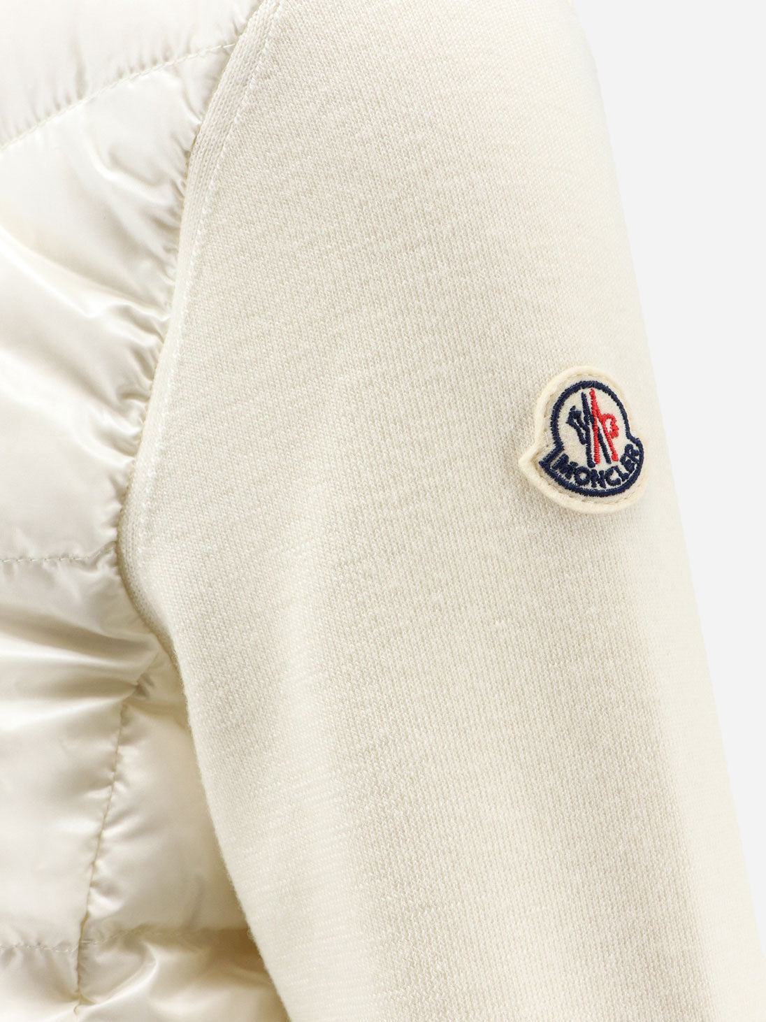 Moncler Women Down Jacket With Virgin Wool Sleeves MONCLER