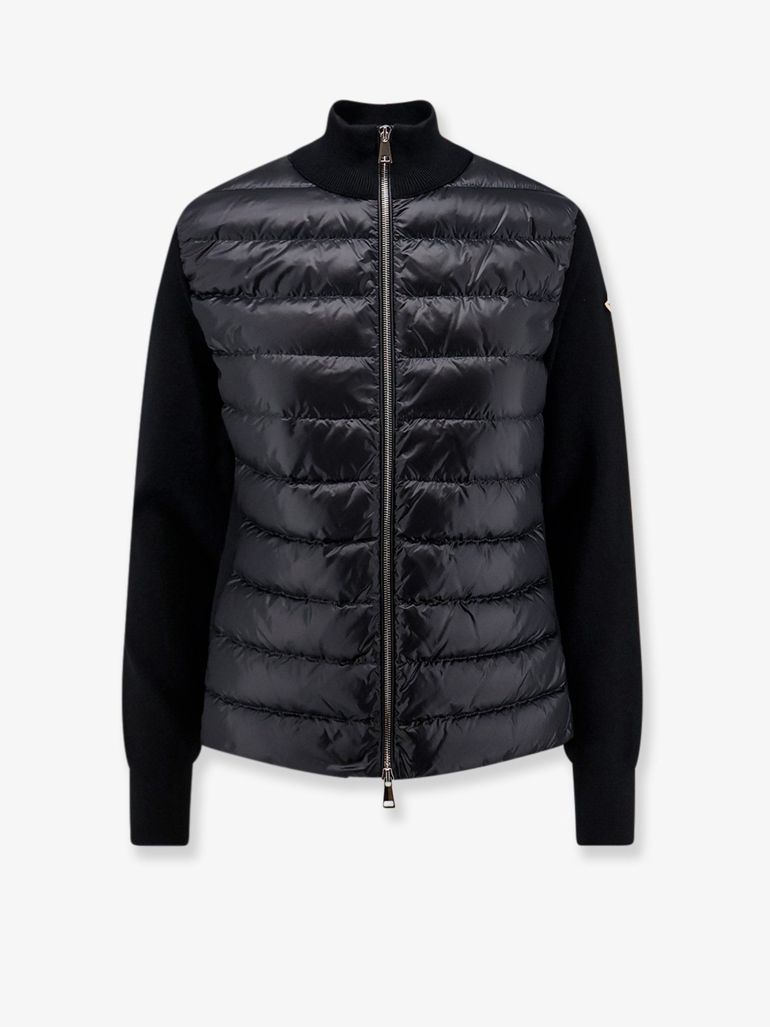 Moncler Women Cardigan/Down Jacket With Tricot Inserts MONCLER