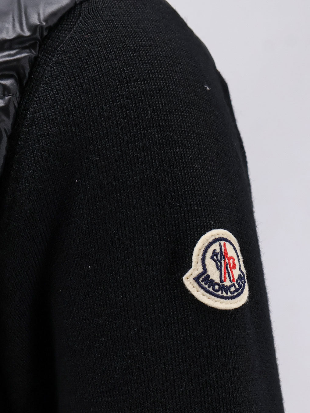 Moncler Women Cardigan/Down Jacket With Tricot Inserts MONCLER