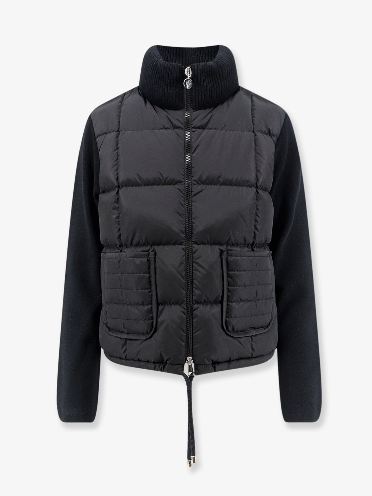 Moncler Women Nylon Down Jacket With Virgin Wool Inserts MONCLER