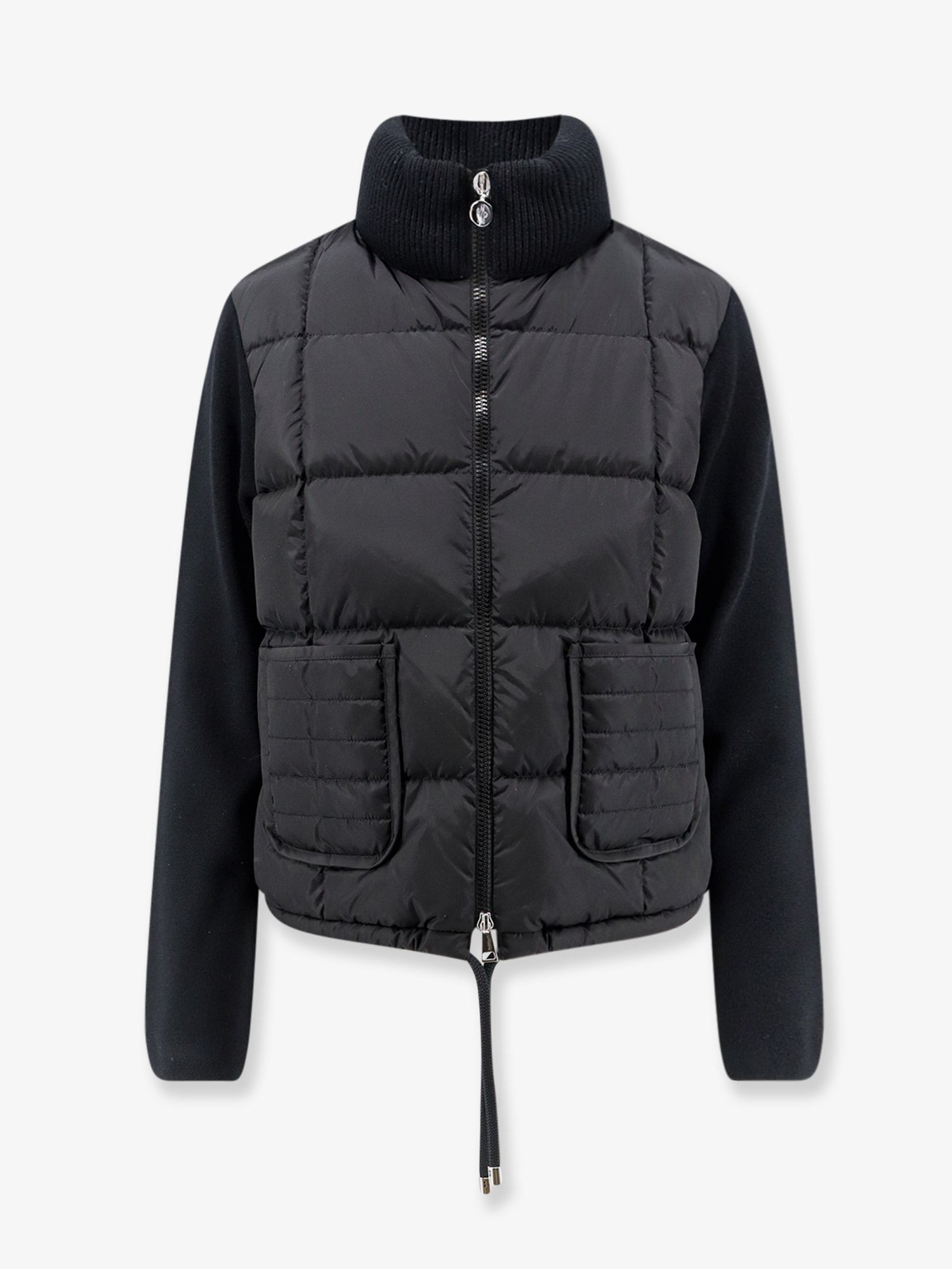 Moncler Women Nylon Down Jacket With Virgin Wool Inserts MONCLER