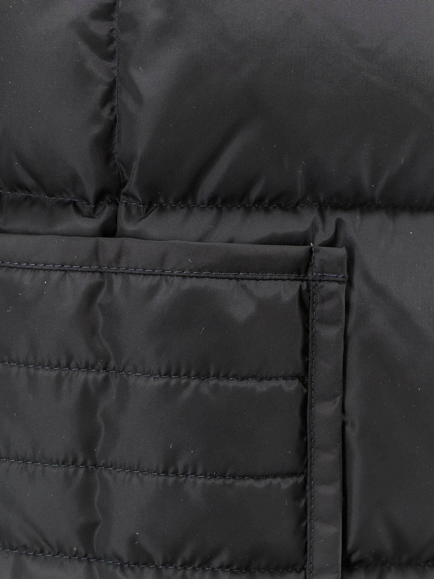 Moncler Women Nylon Down Jacket With Virgin Wool Inserts MONCLER
