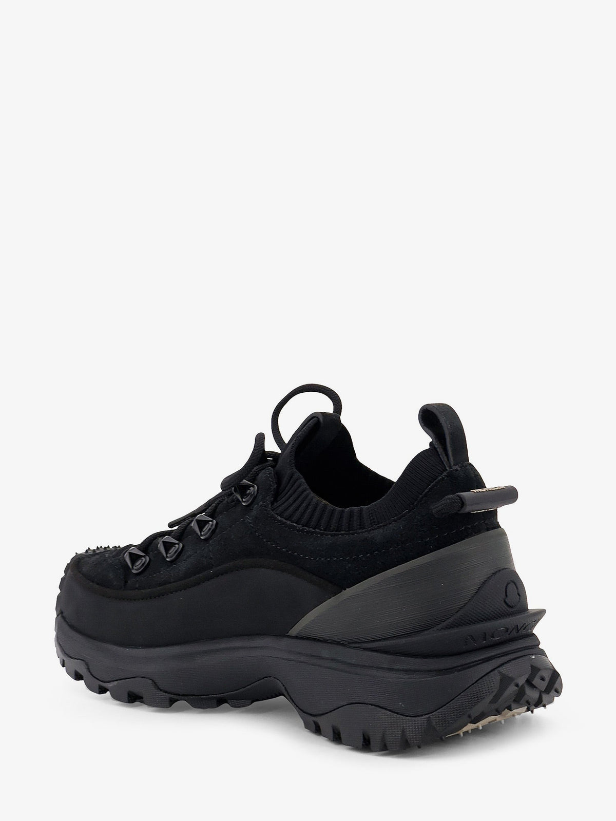 Moncler Women Trailgrip Lite3 Nubuck And Suede Sneakers With Side Lettering Logo MONCLER