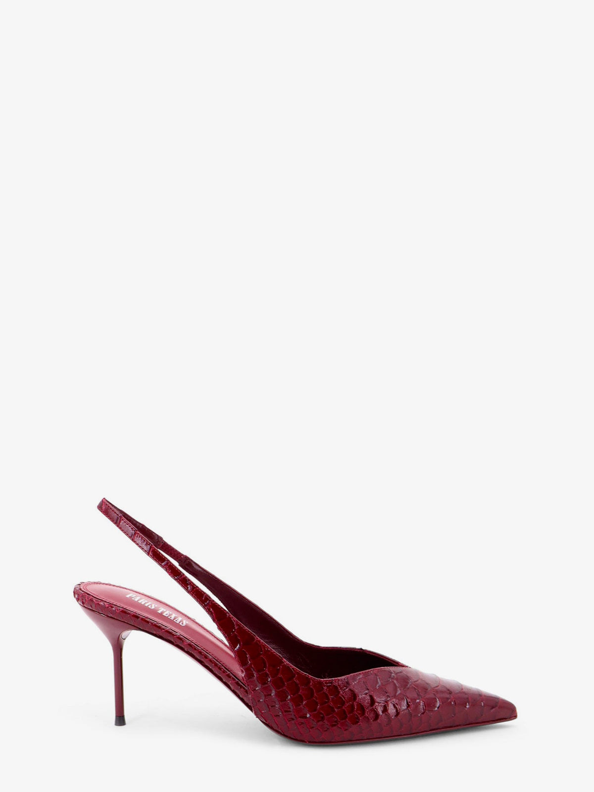 Paris Texas Women Lidia 70 Pumps With Python Print PARIS TEXAS