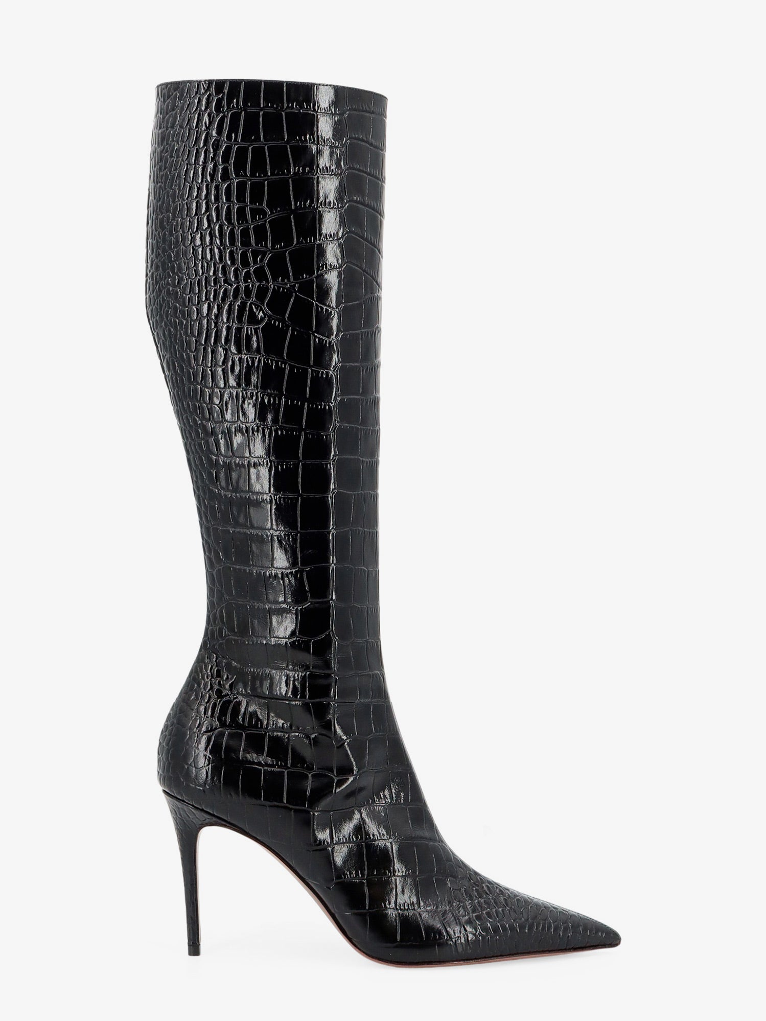 Paris Texas Women Vera 85 Croco Effect Leather Boots PARIS TEXAS