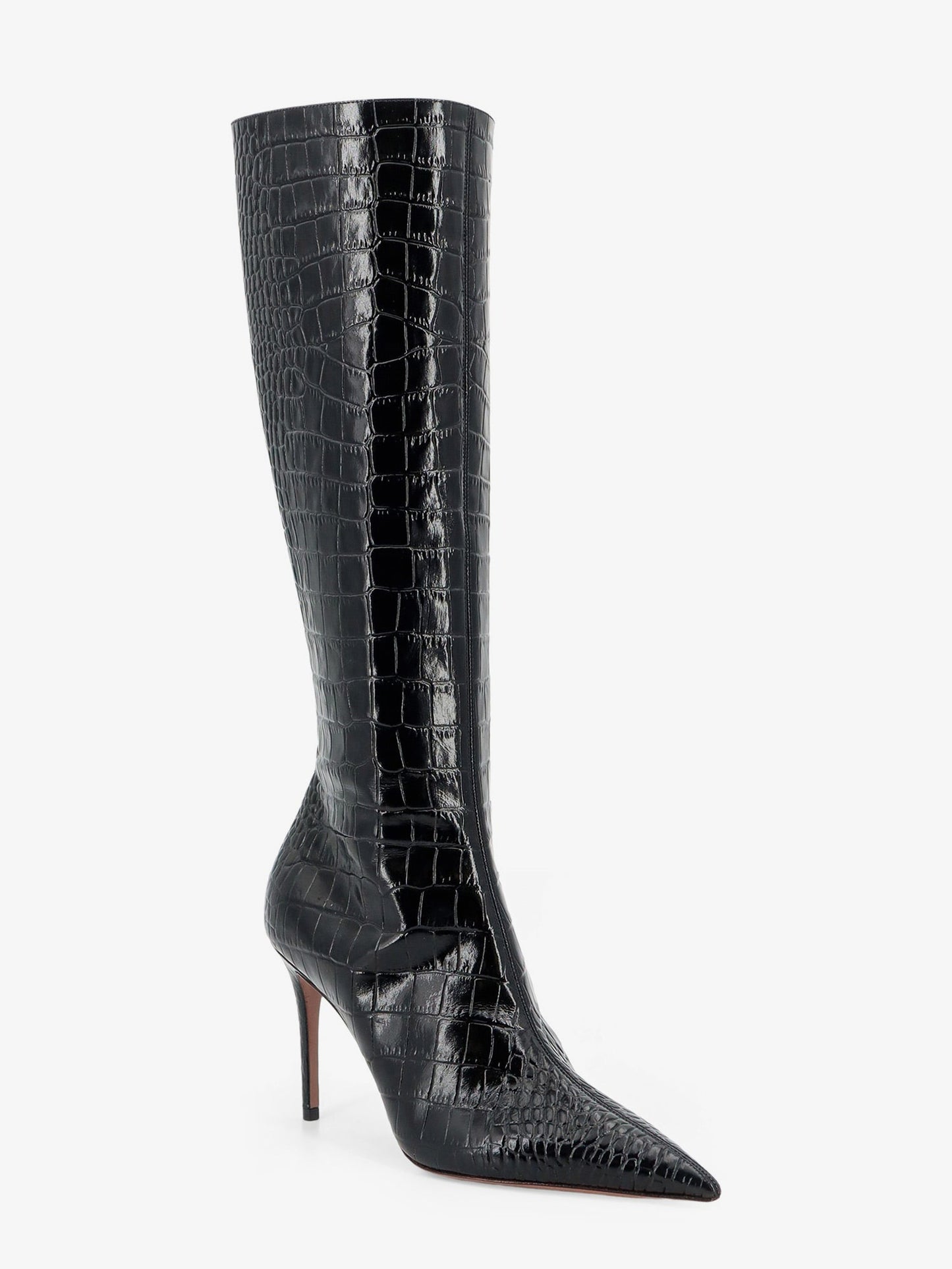 Paris Texas Women Vera 85 Croco Effect Leather Boots PARIS TEXAS