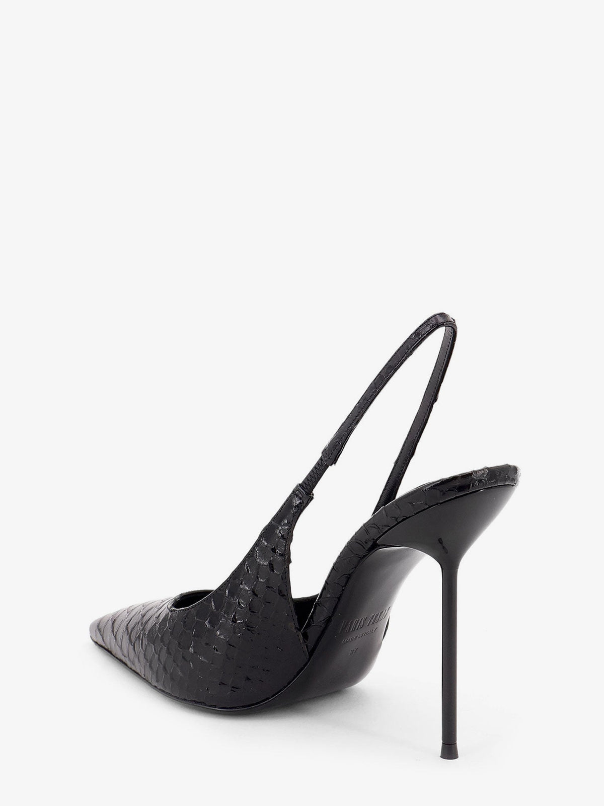 Paris Texas Women Lidia Pump In Leather With Python Print PARIS TEXAS