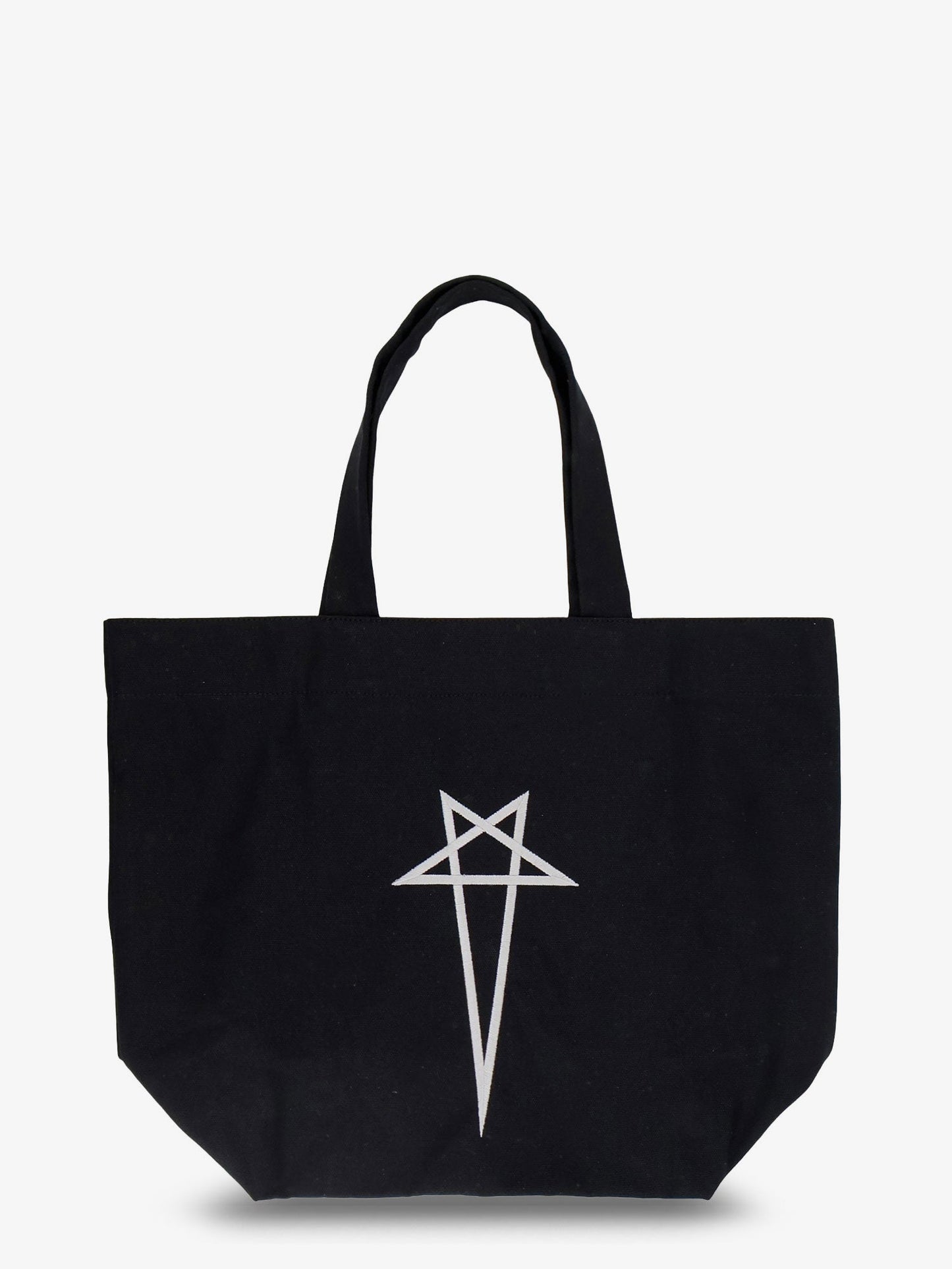 Rick Owens Men Canvas Handbag With Front Logo RICK OWENS
