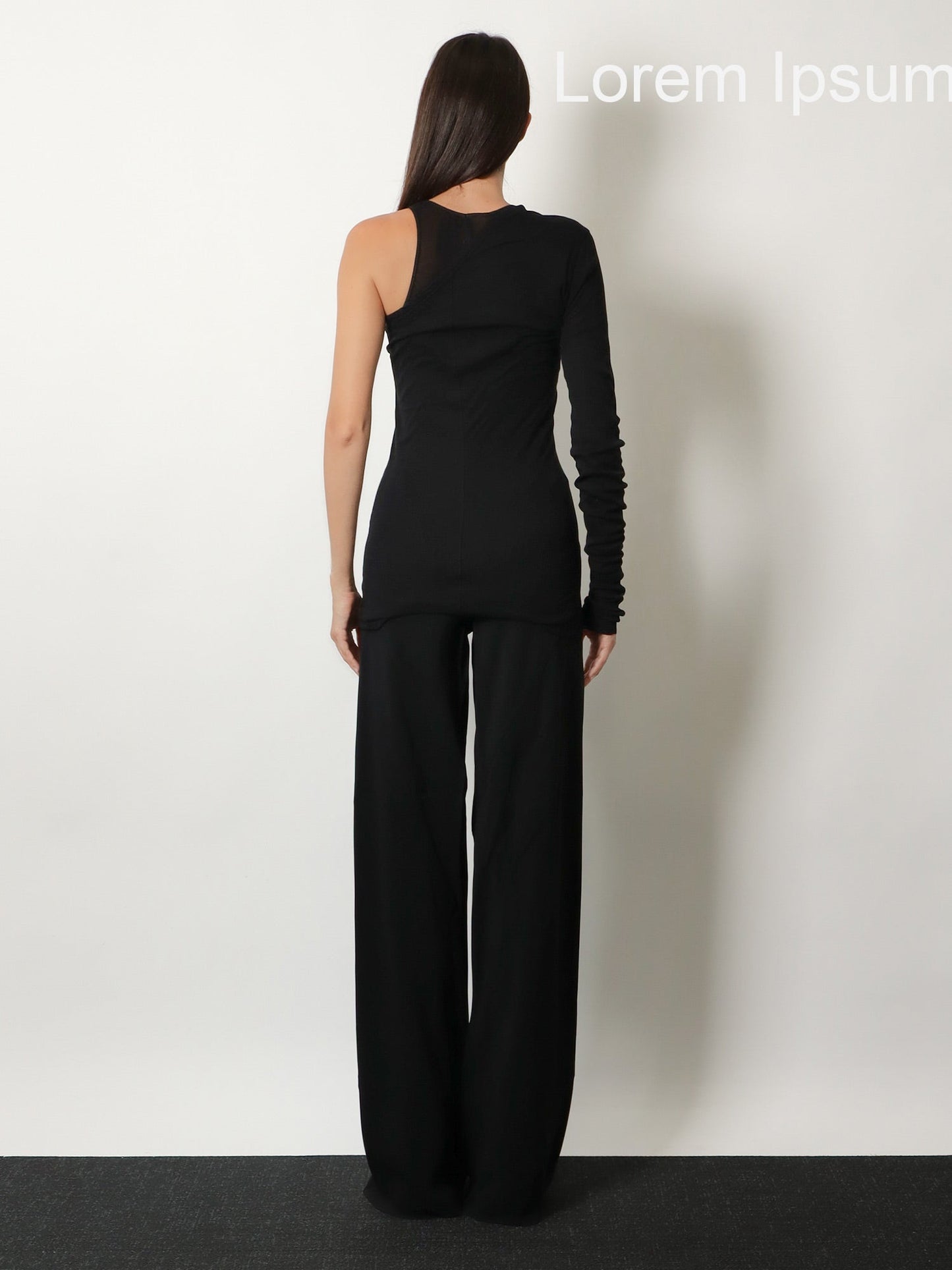 Rick Owens Women Bias Viscose And Silk Trousers RICK OWENS