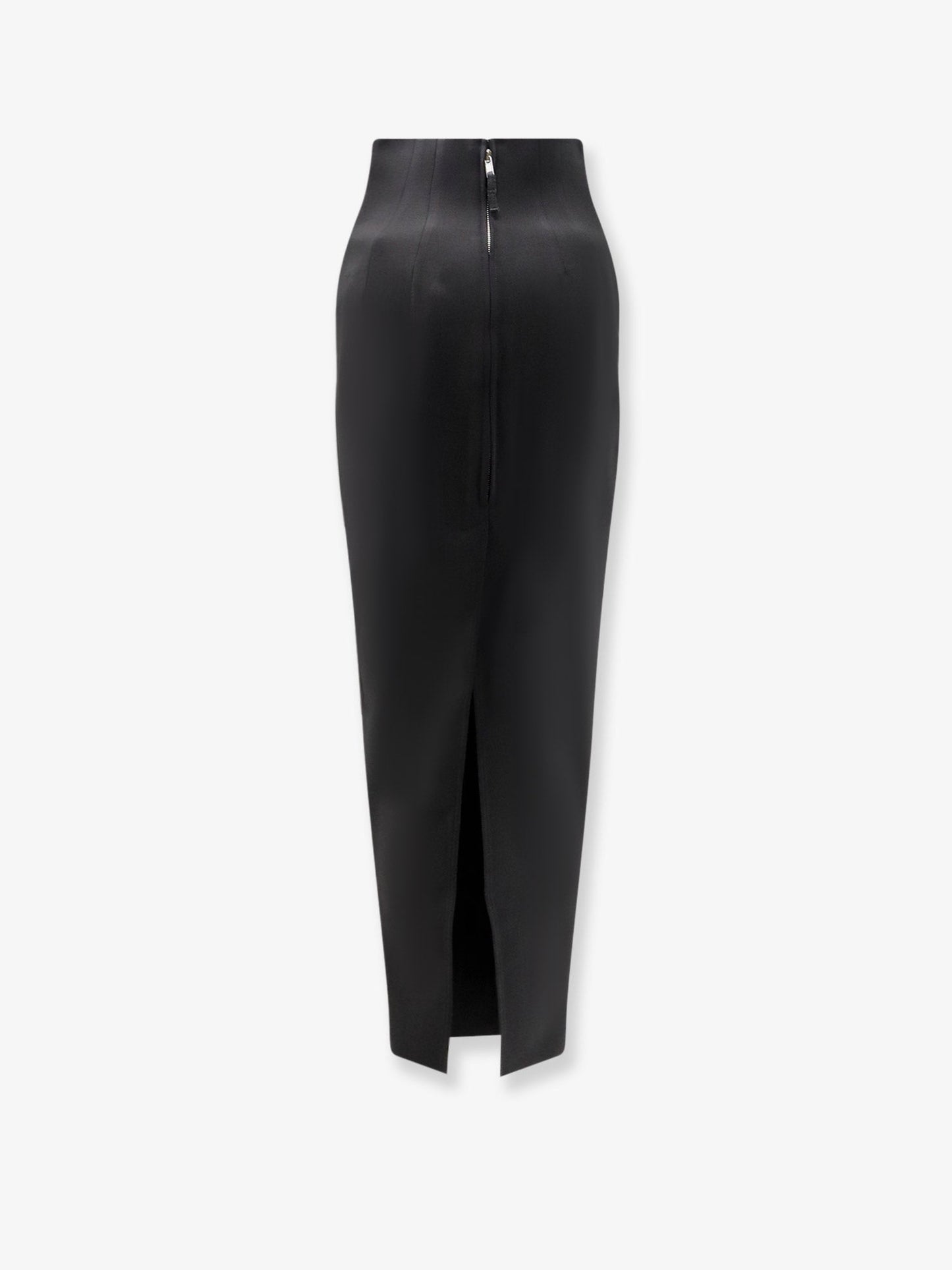 Rick Owens Women Dirt Pillar Long Stretch Wool Blend Skirt RICK OWENS