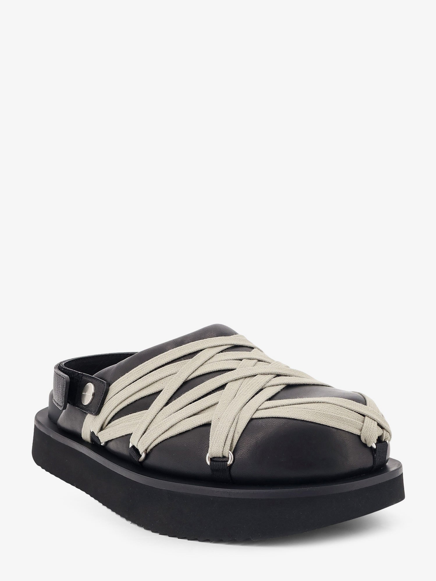Rick Owens Women Padded Megalace Platform Leather Sandals RICK OWENS