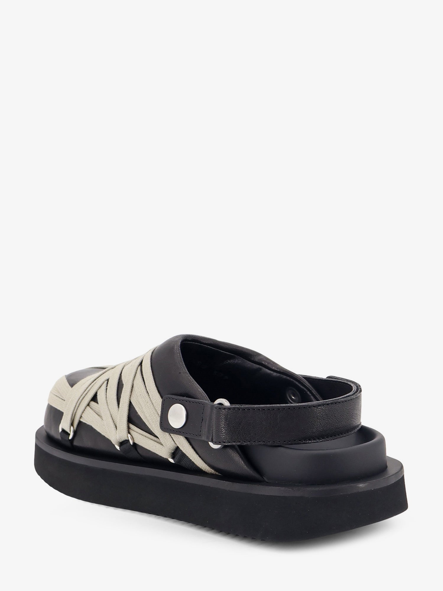 Rick Owens Women Padded Megalace Platform Leather Sandals RICK OWENS