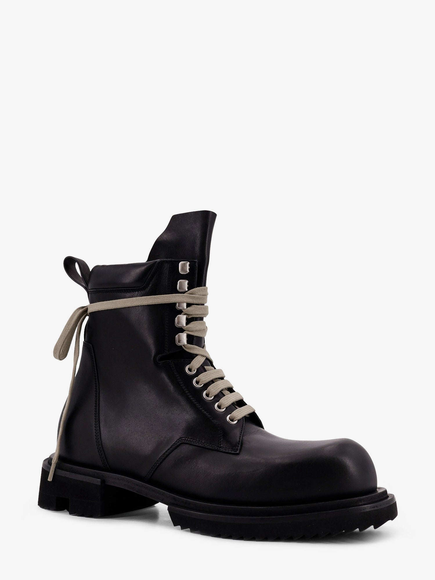 Rick Owens Men Leather Boots RICK OWENS