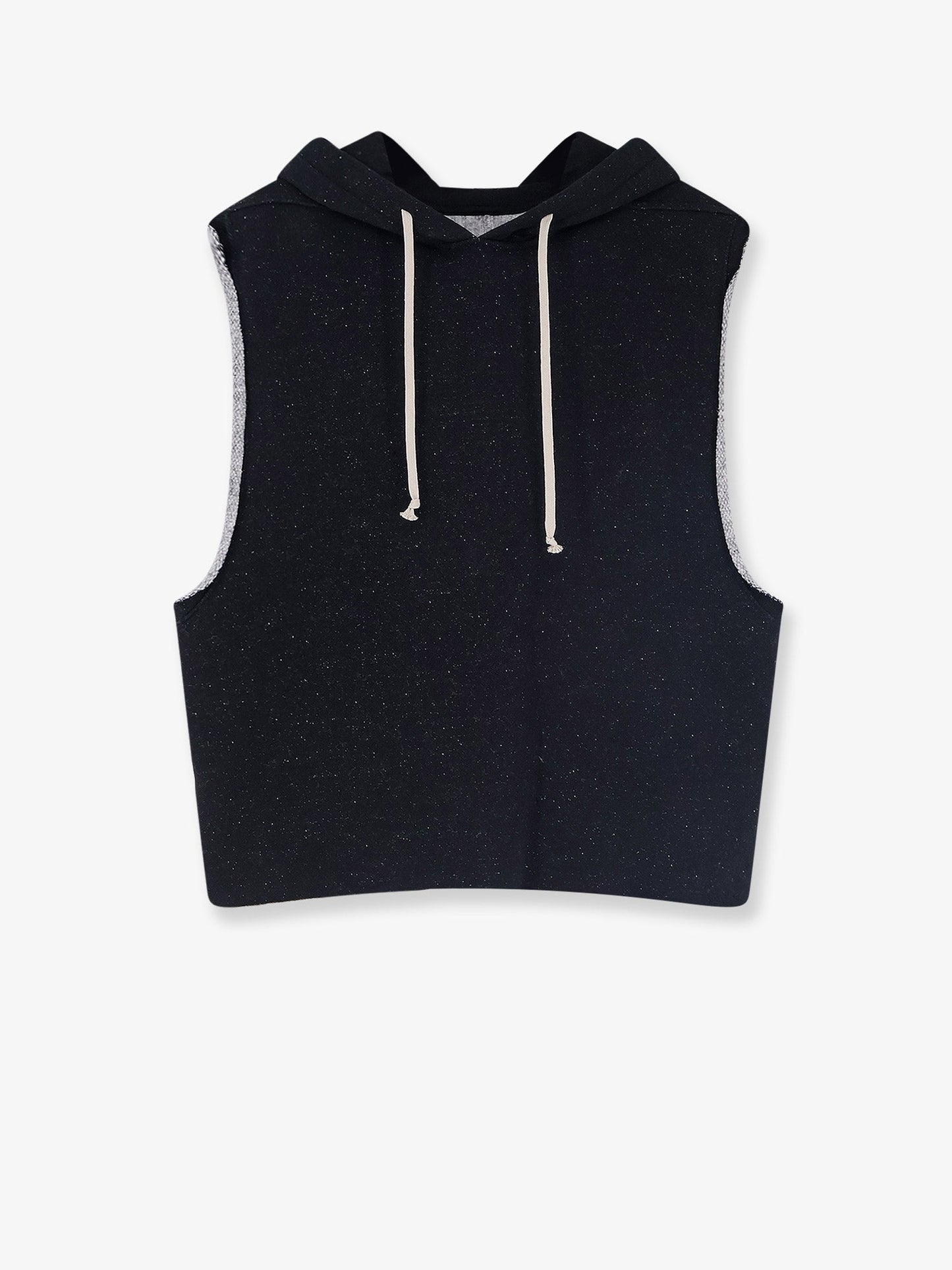 Rick Owens Men Certified Wool And Cotton Sleeveless Sweatshirt RICK OWENS