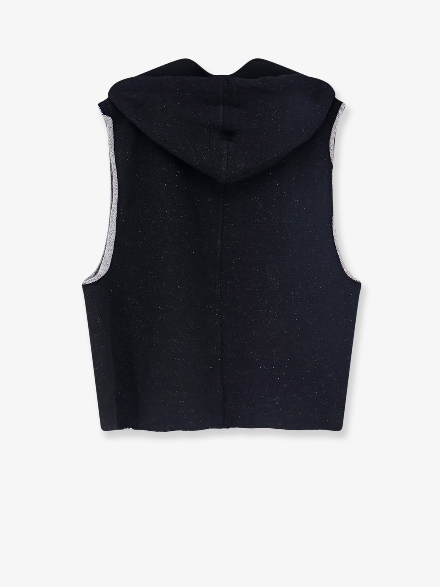 Rick Owens Men Certified Wool And Cotton Sleeveless Sweatshirt RICK OWENS