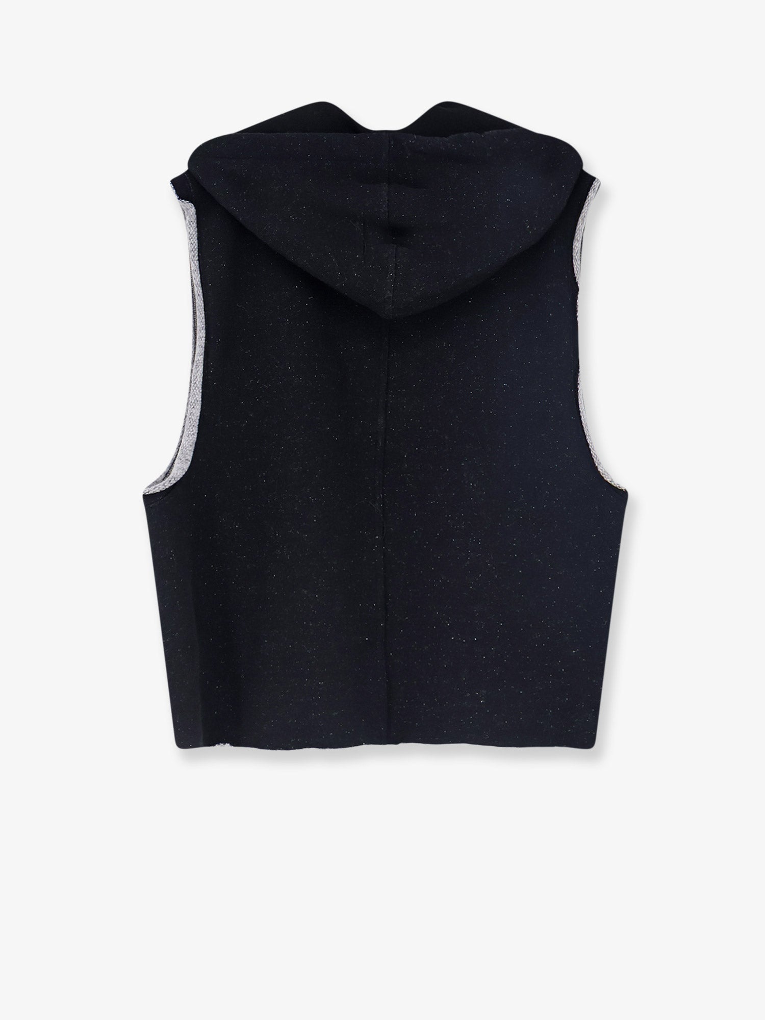 Rick Owens Men Certified Wool And Cotton Sleeveless Sweatshirt RICK OWENS