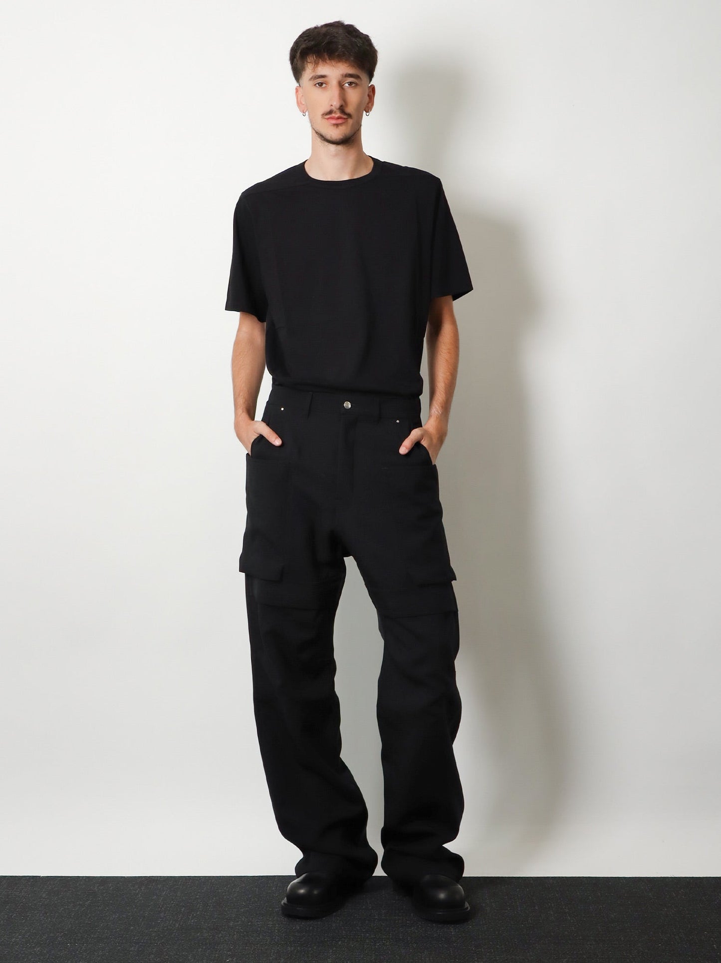 Rick Owens Men Brad T Cotton T-Shirt RICK OWENS