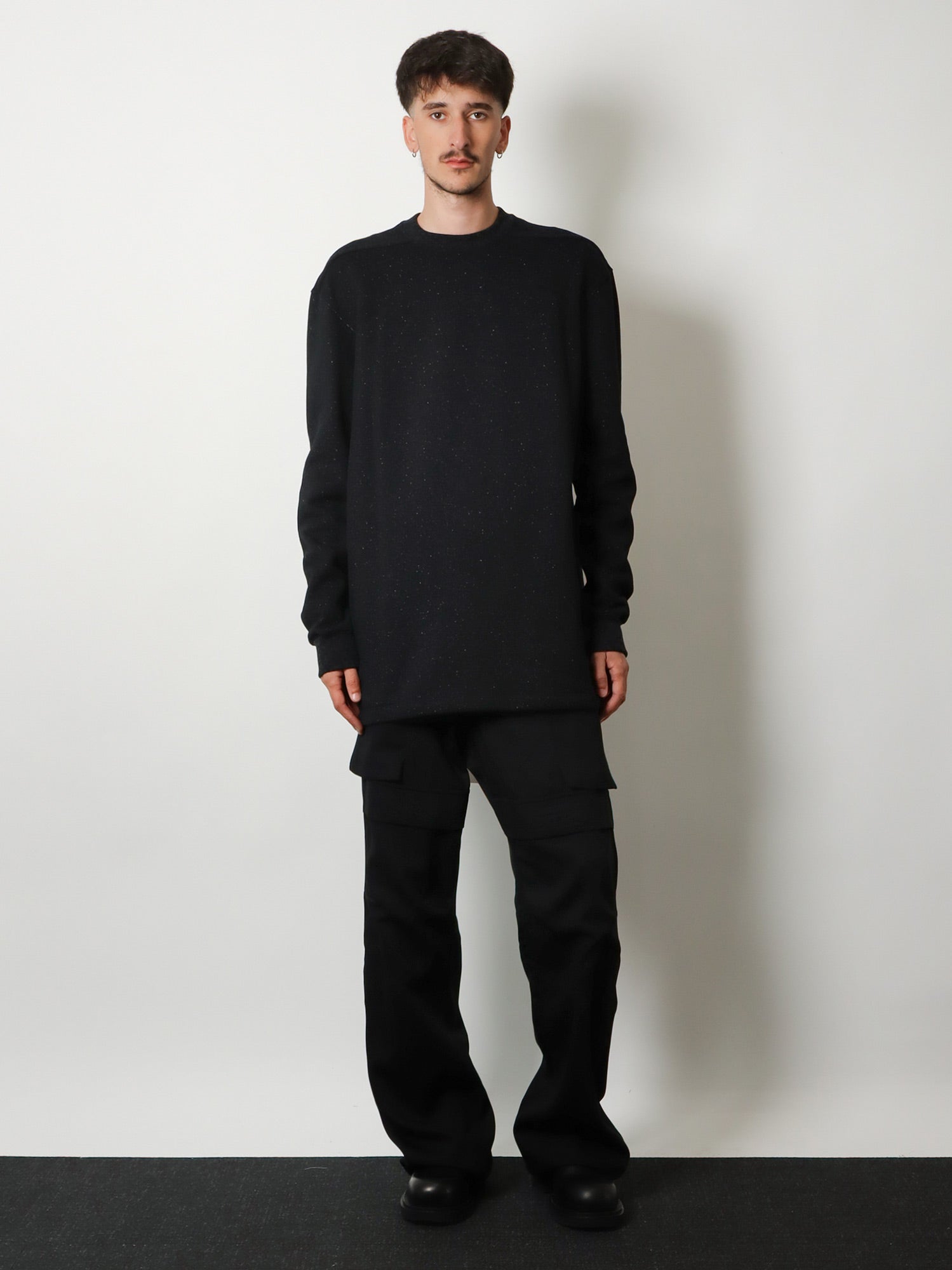 Rick Owens Men Wool And Cotton Blend Sweater RICK OWENS