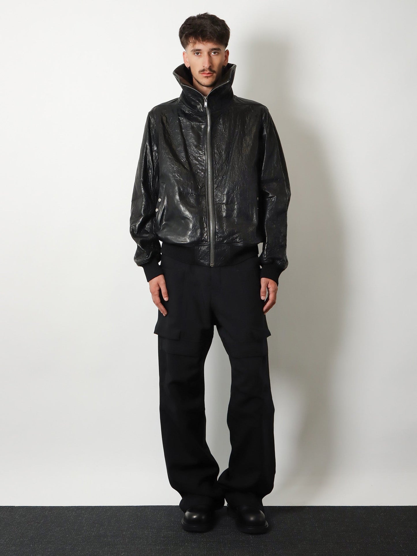 Rick Owens Men Stefan Cargo Virgin Wool Trousers RICK OWENS