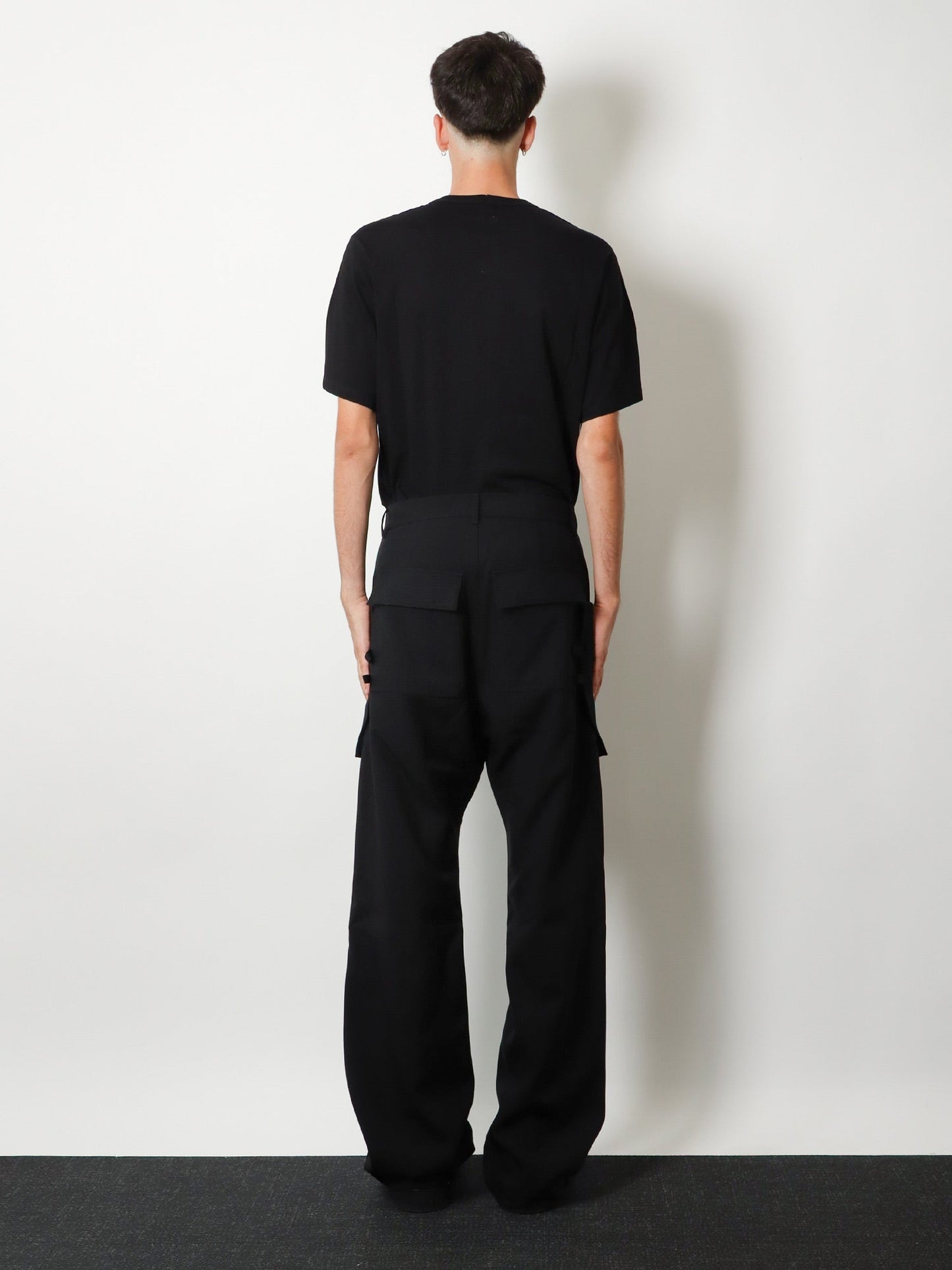 Rick Owens Men Stefan Cargo Virgin Wool Trousers RICK OWENS