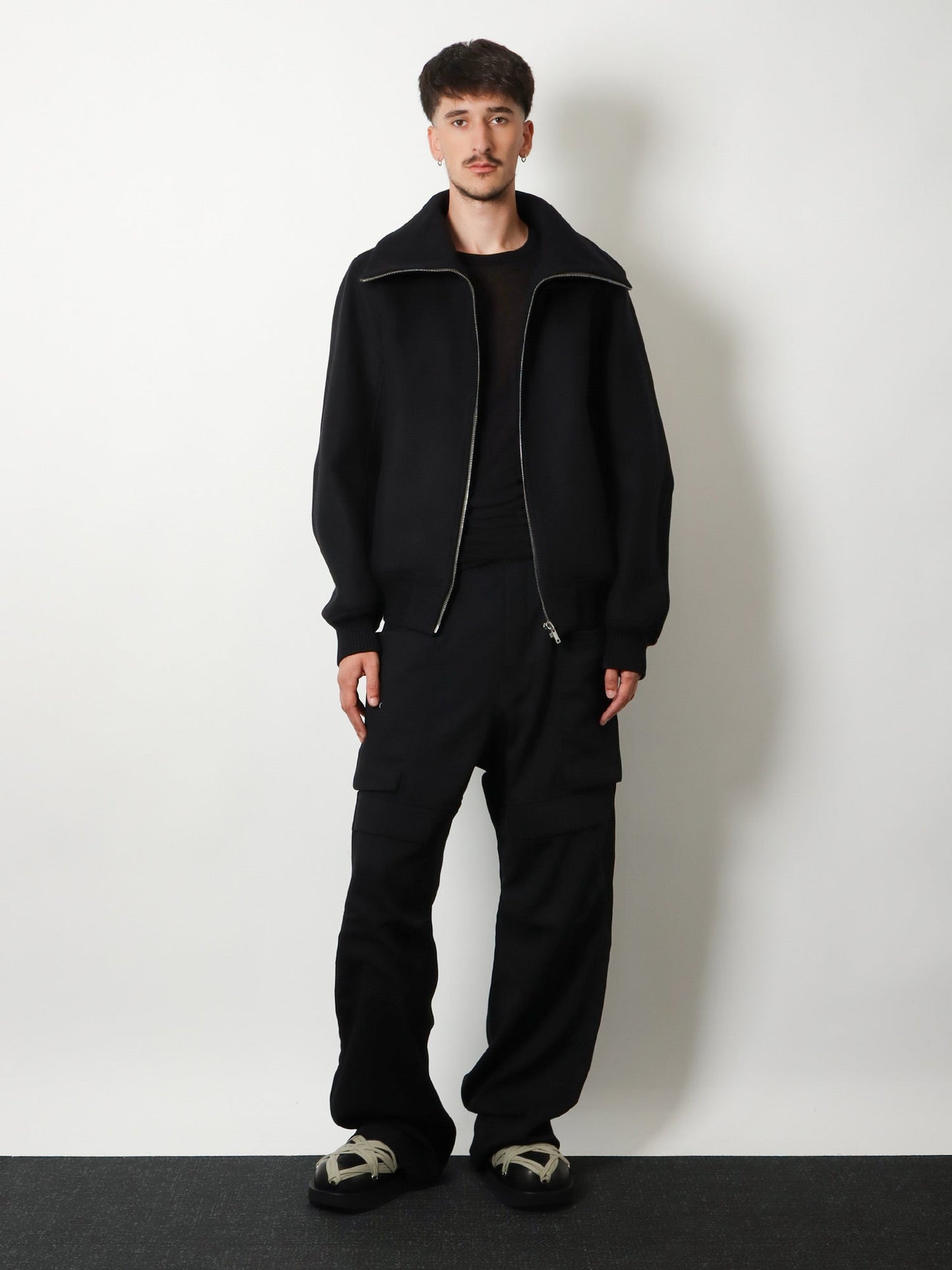 Rick Owens Men Stefan Cargo Wool Trousers RICK OWENS