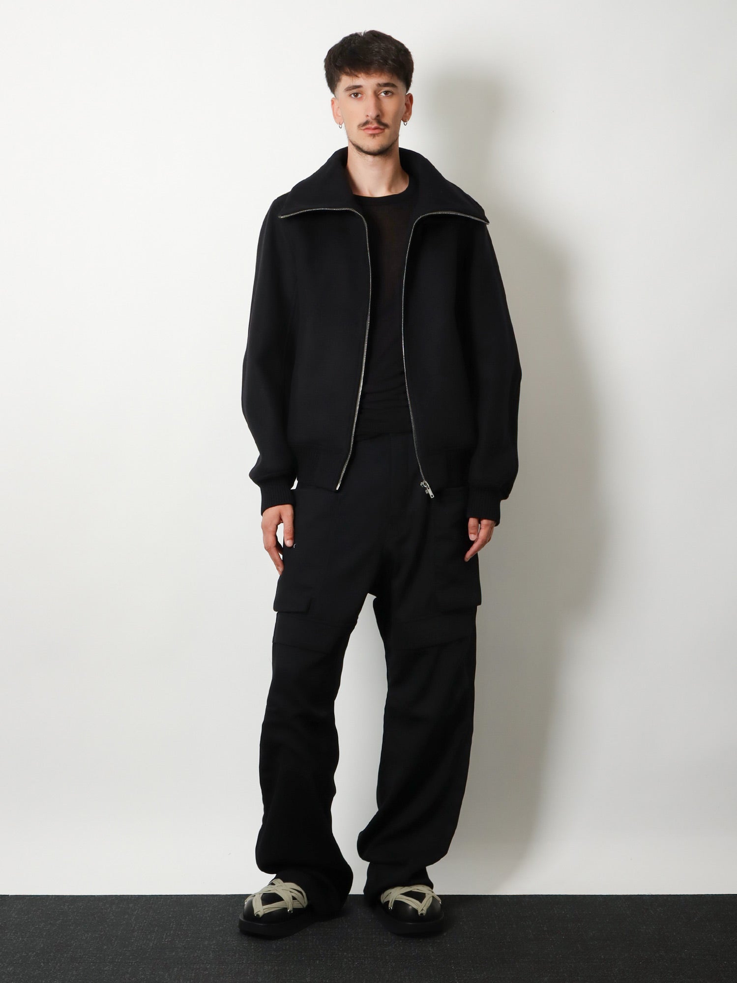 Rick Owens Men Stefan Cargo Wool Trousers RICK OWENS