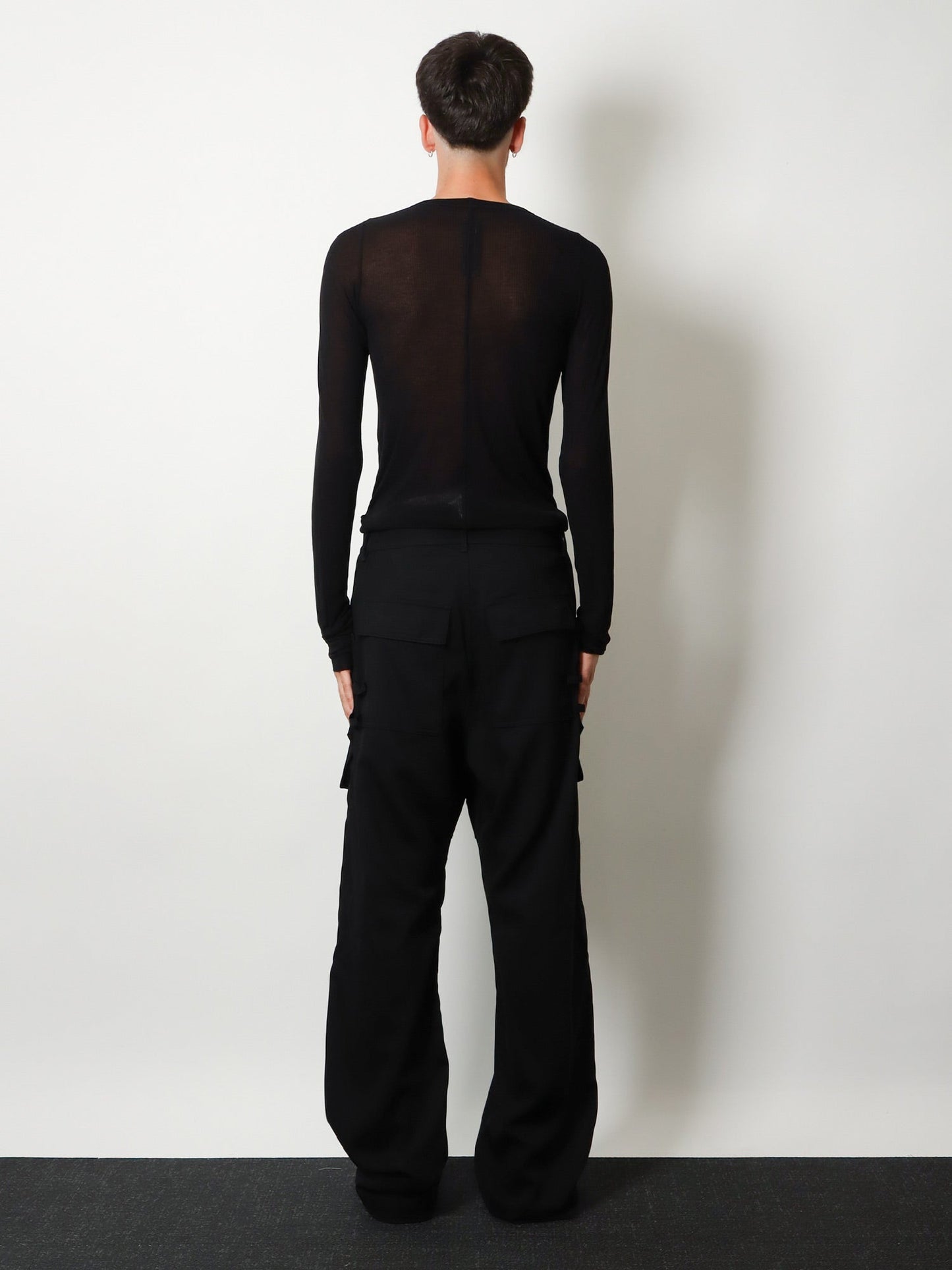Rick Owens Men Stefan Cargo Wool Trousers RICK OWENS