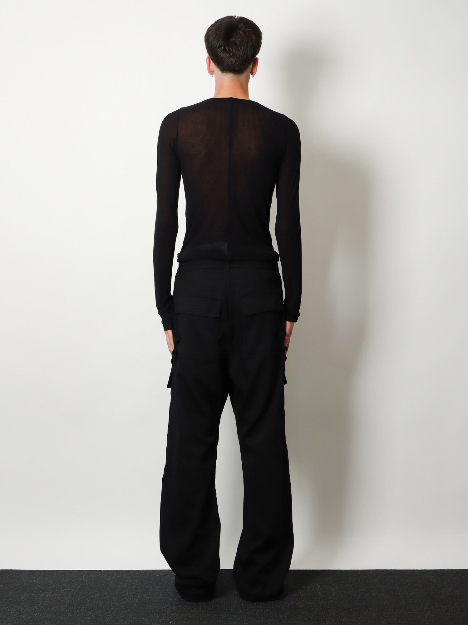 Rick Owens Men Stefan Cargo Wool Trousers RICK OWENS