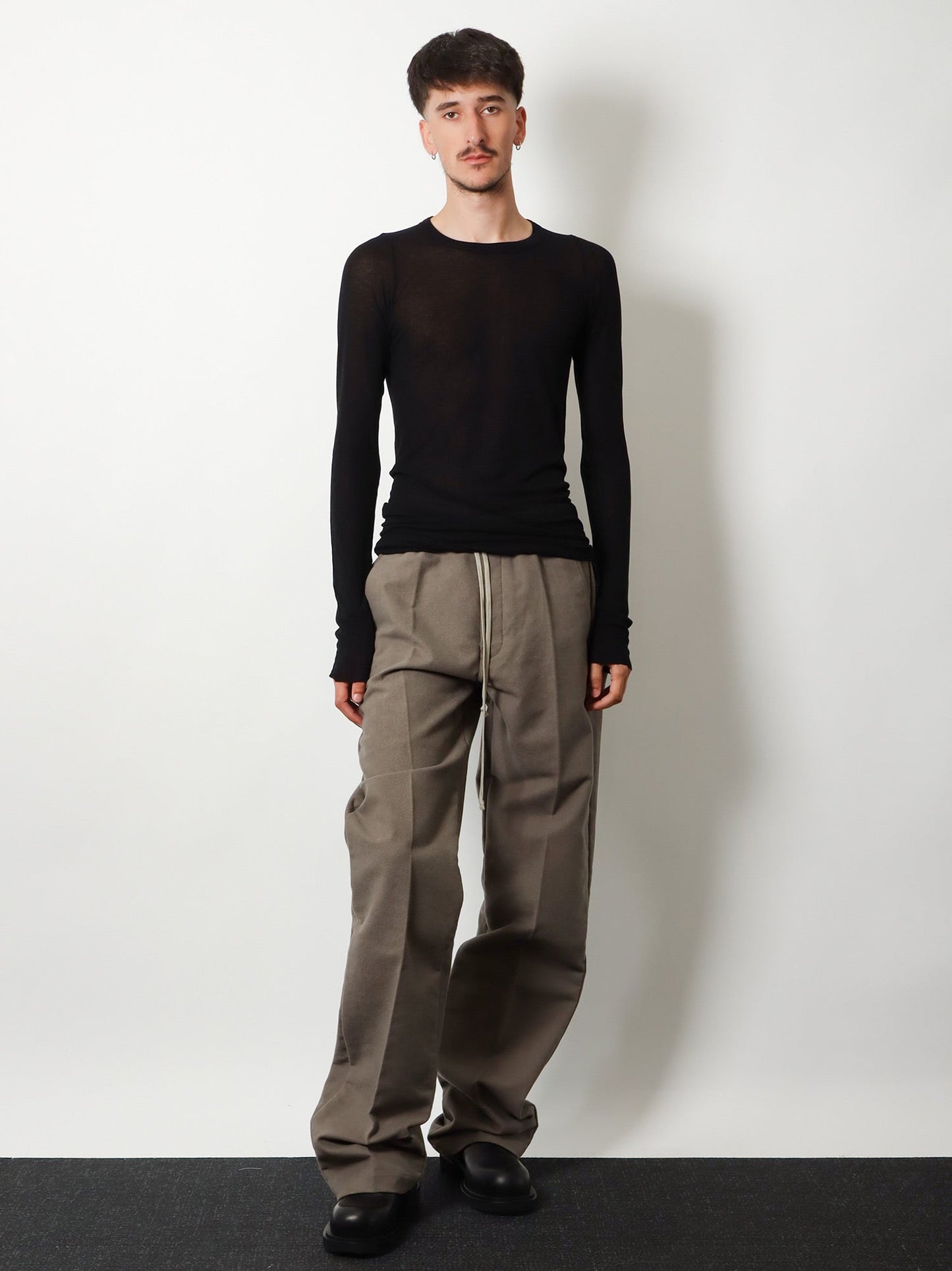 Rick Owens Men Dietrich Cotton Trousers RICK OWENS