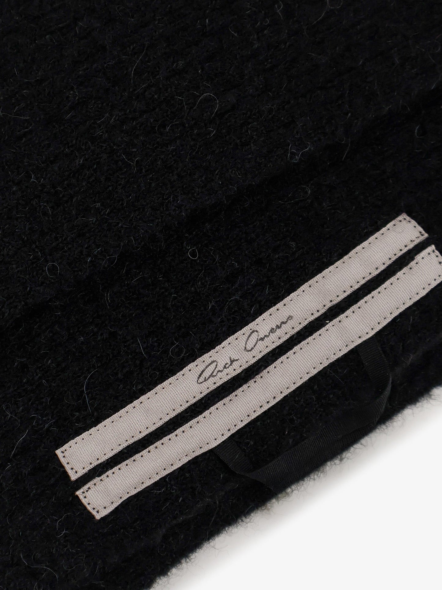 Rick Owens Men Alpaca Blend Scarf RICK OWENS