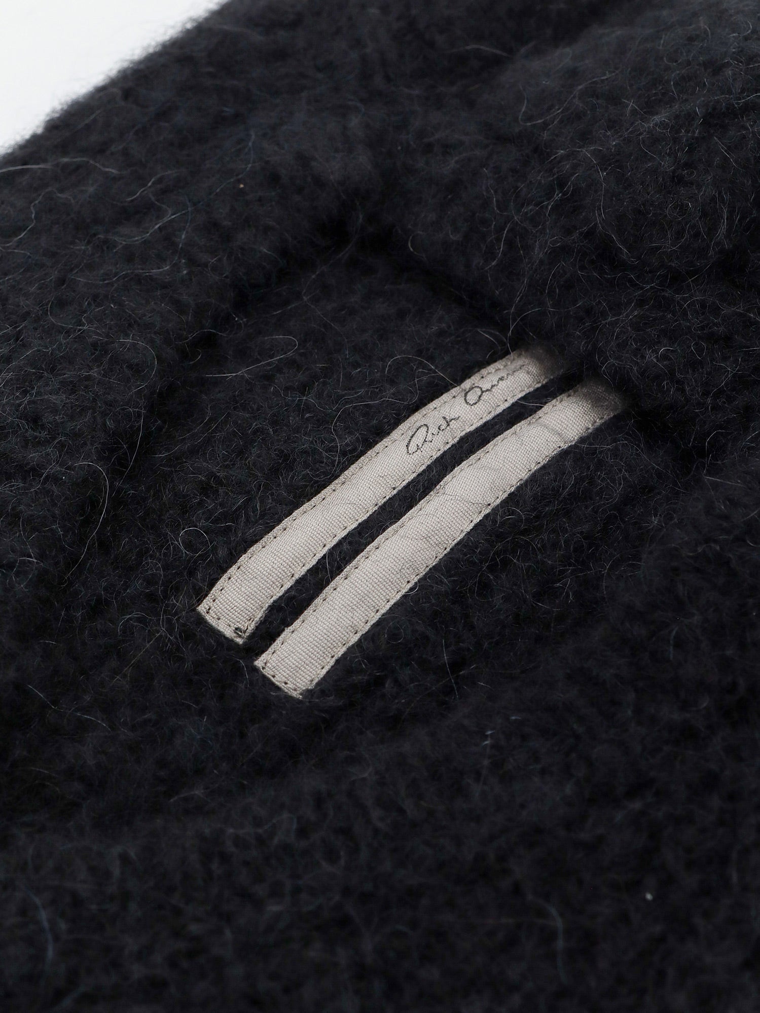 Rick Owens Men Alpaca And Wool Blend Balaclava RICK OWENS