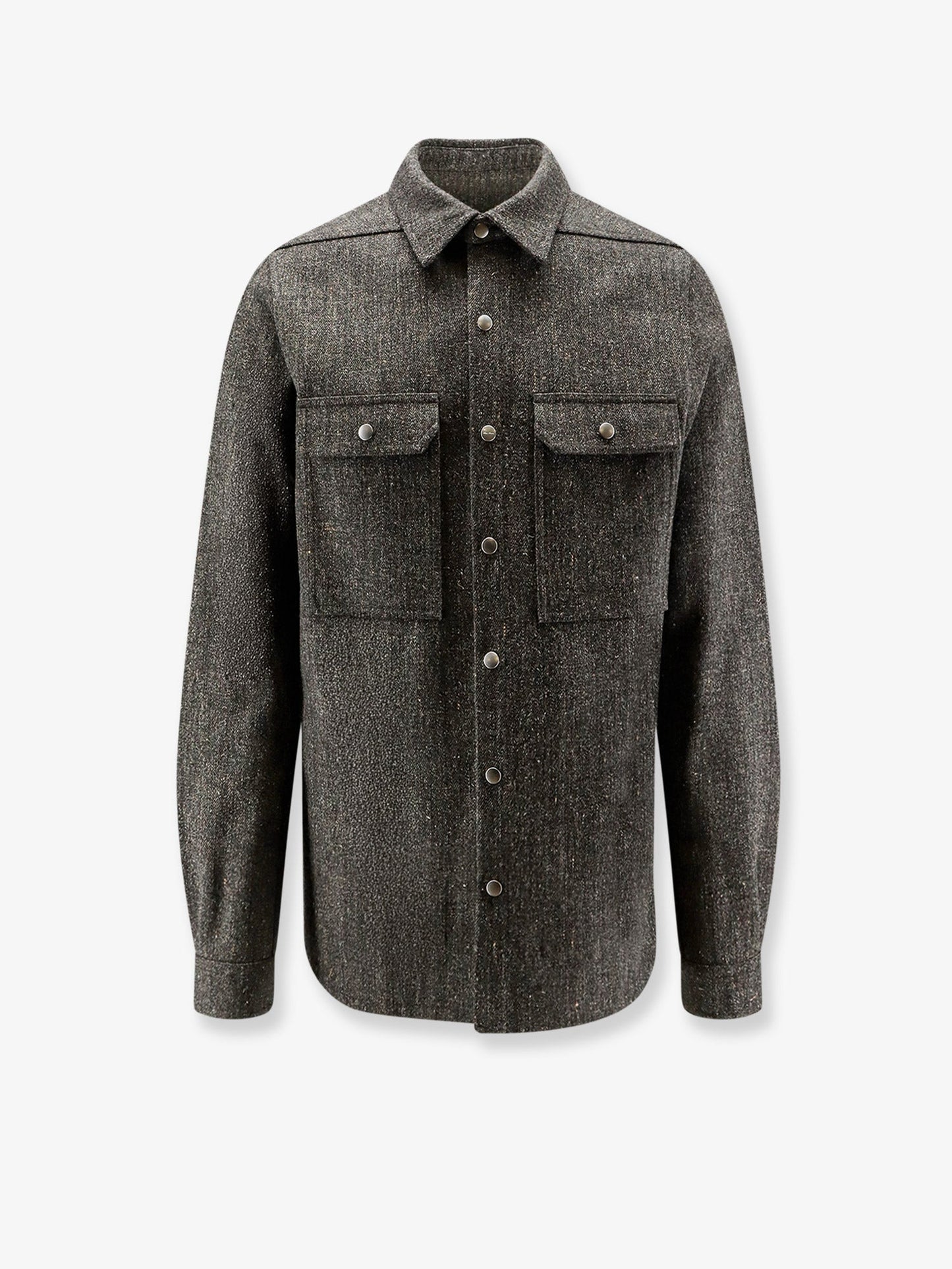 Rick Owens Men Wool Shirt RICK OWENS