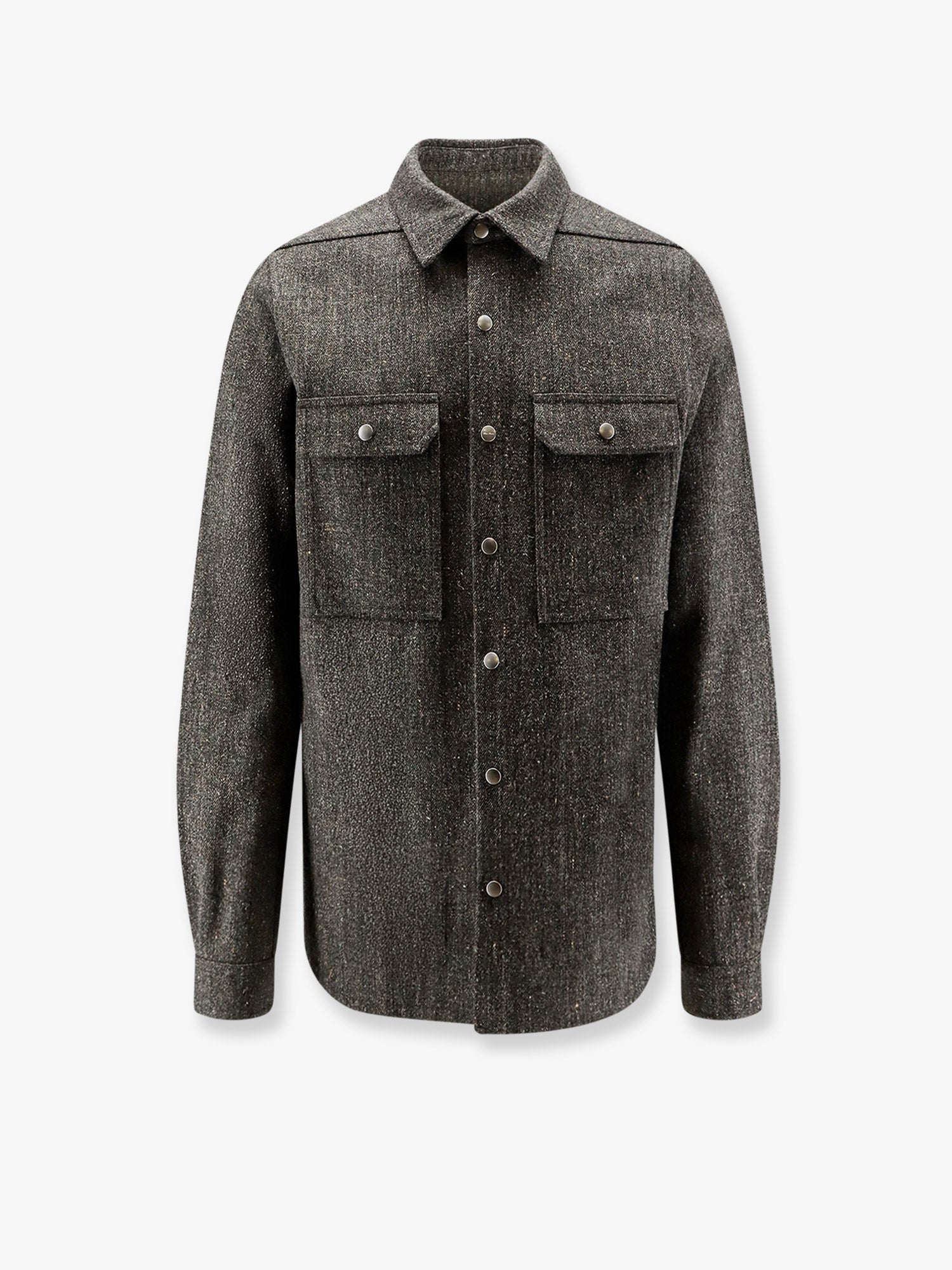 Rick Owens Men Wool Shirt RICK OWENS